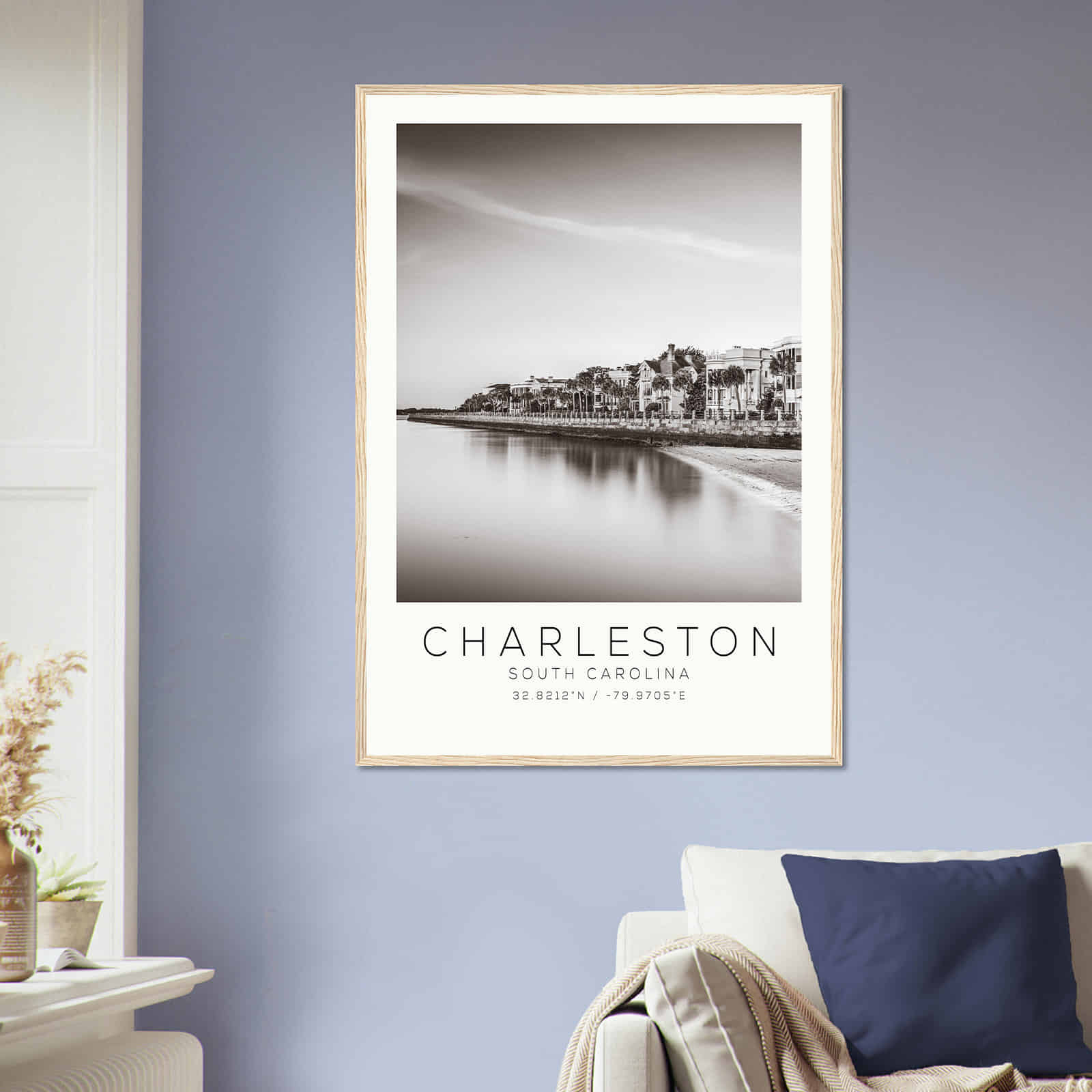 Deerfield Kansas Map Poster, Modern Home Decor Wall Art Print (Copy)