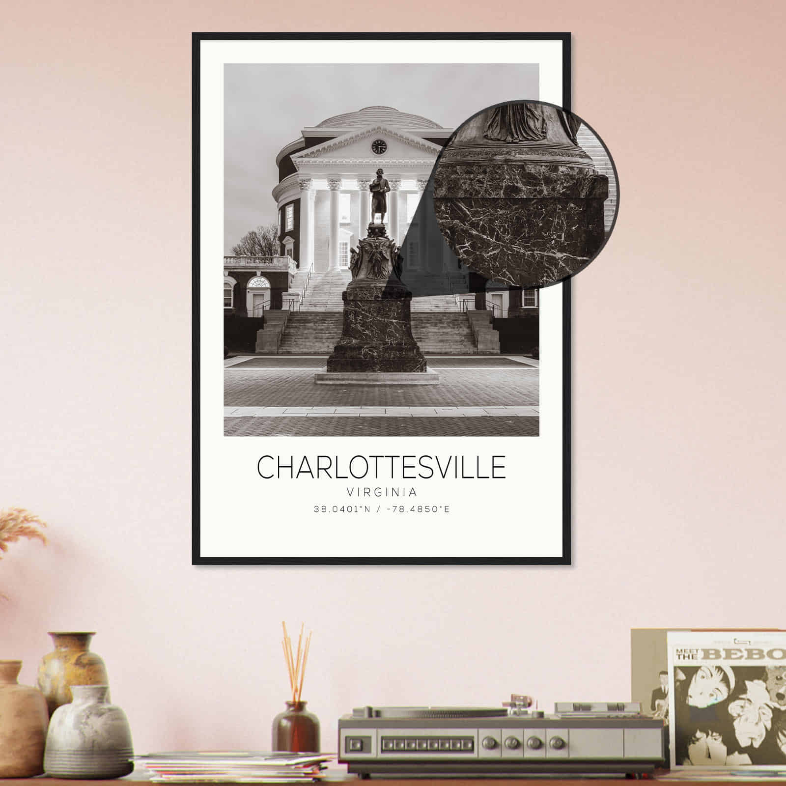 Deerfield Kansas Map Poster, Modern Home Decor Wall Art Print (Copy)