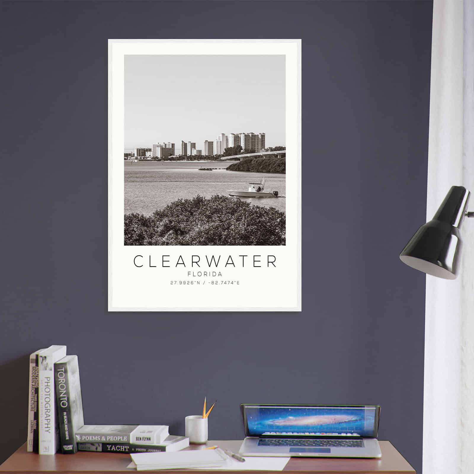 Deerfield Kansas Map Poster, Modern Home Decor Wall Art Print (Copy)