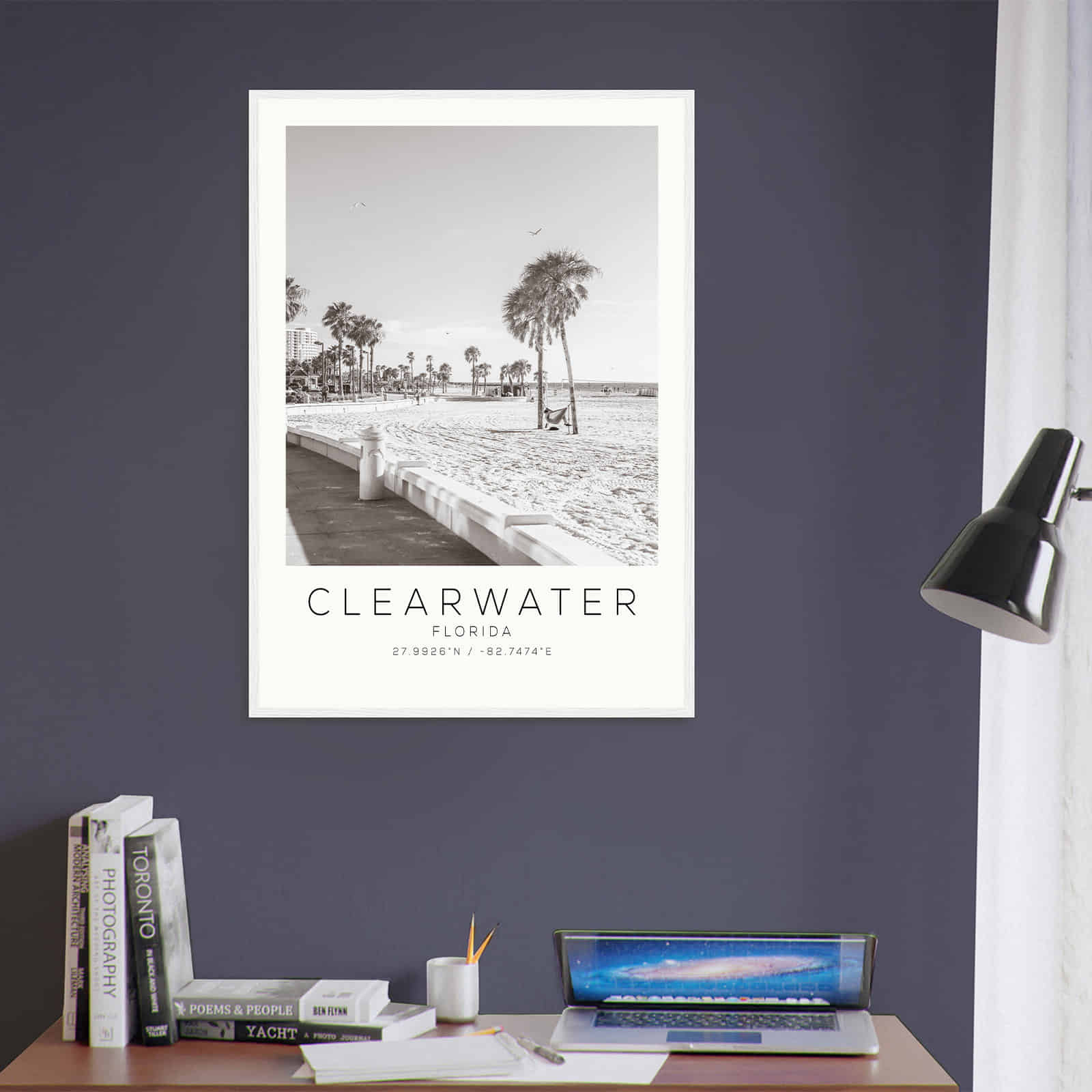 Deerfield Kansas Map Poster, Modern Home Decor Wall Art Print (Copy)