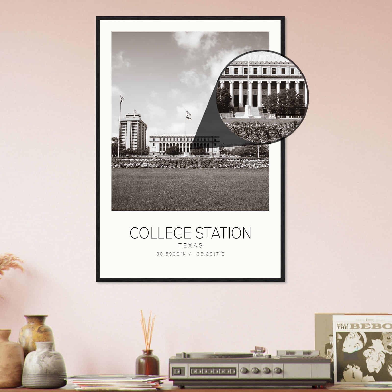 Deerfield Kansas Map Poster, Modern Home Decor Wall Art Print (Copy)