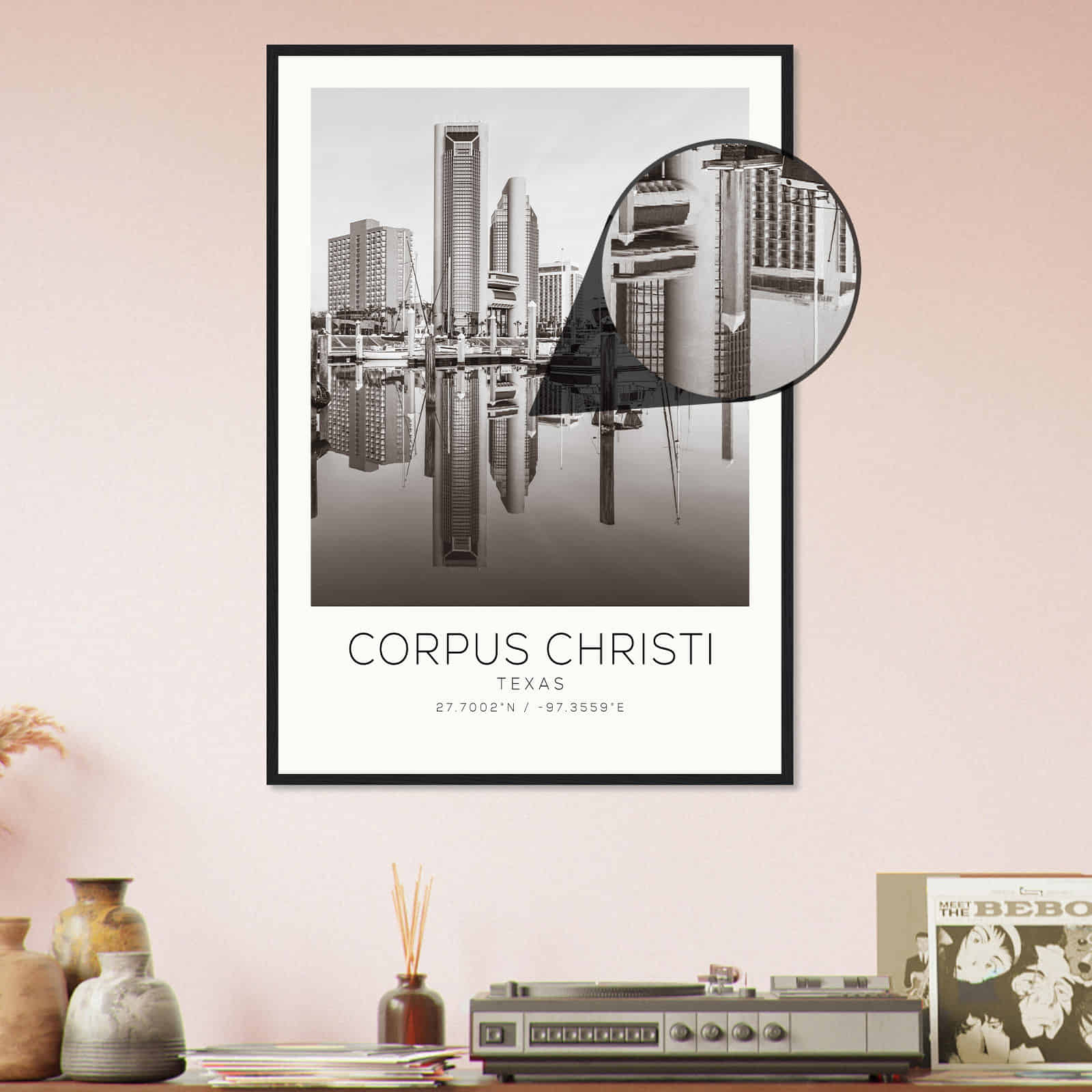 Deerfield Kansas Map Poster, Modern Home Decor Wall Art Print (Copy)