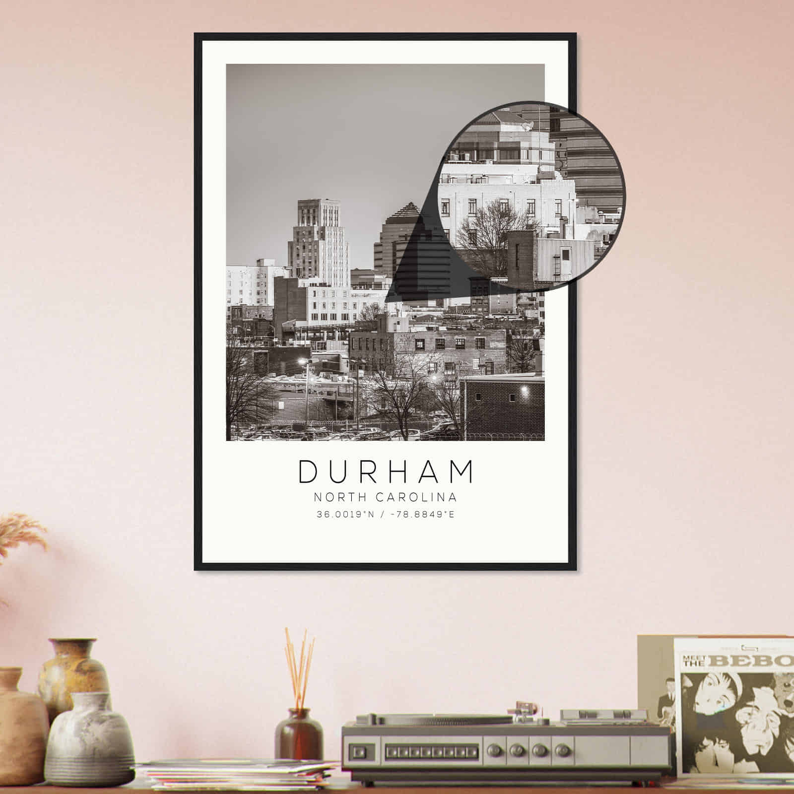 Deerfield Kansas Map Poster, Modern Home Decor Wall Art Print (Copy)