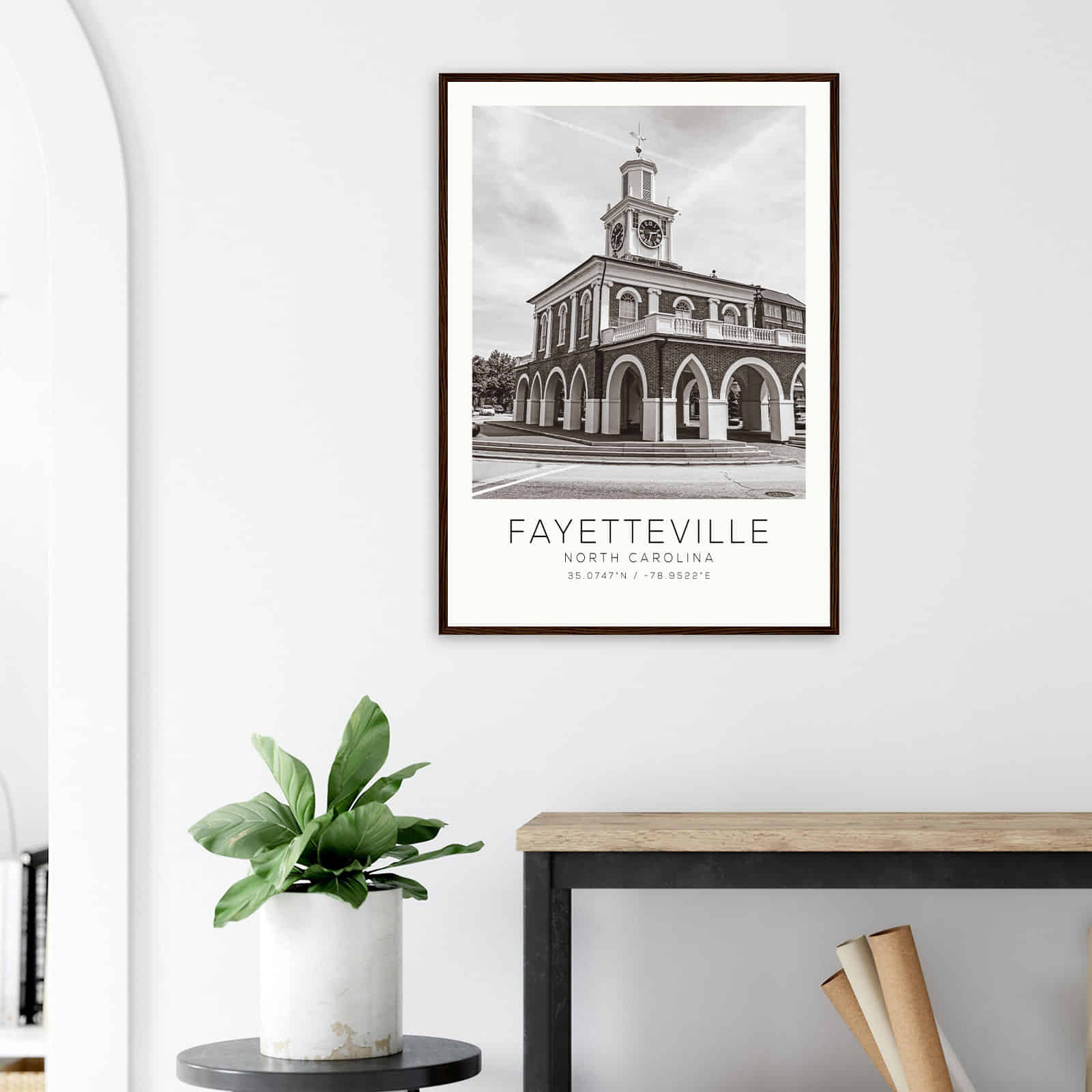 Deerfield Kansas Map Poster, Modern Home Decor Wall Art Print (Copy)