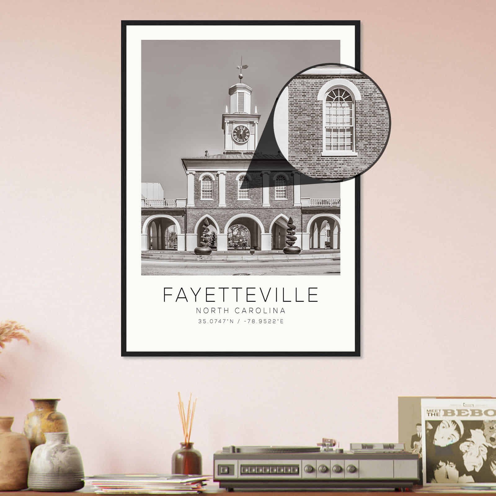 Deerfield Kansas Map Poster, Modern Home Decor Wall Art Print (Copy)