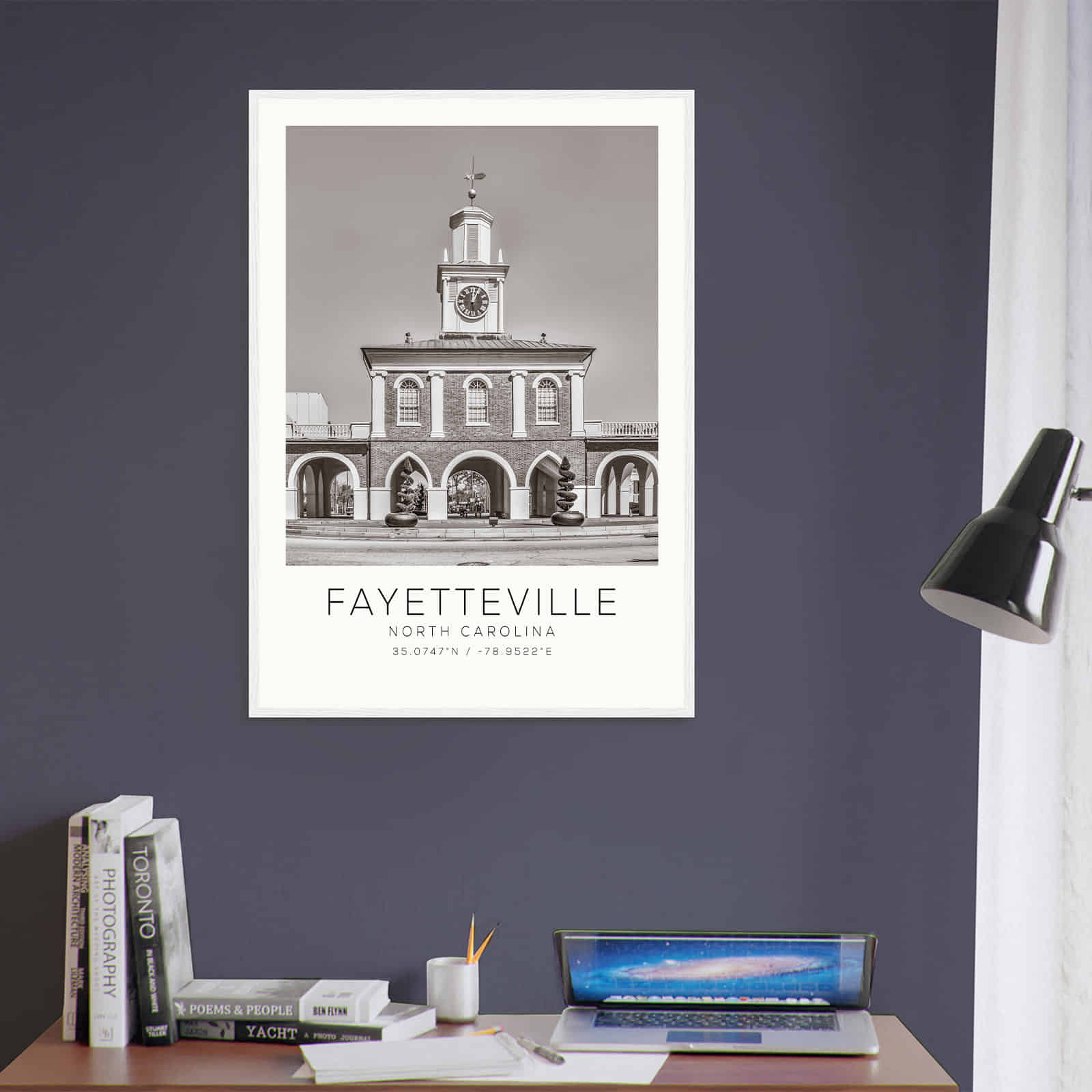 Deerfield Kansas Map Poster, Modern Home Decor Wall Art Print (Copy)