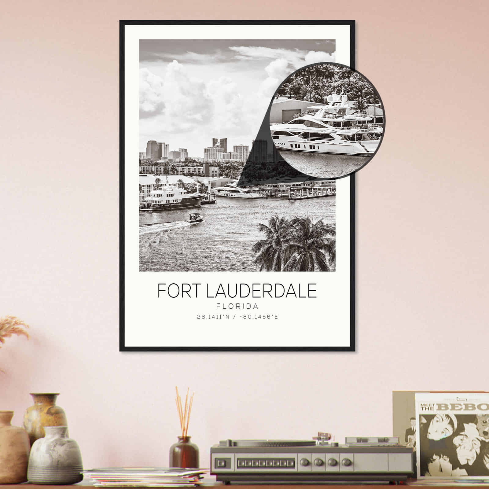 Deerfield Kansas Map Poster, Modern Home Decor Wall Art Print (Copy)