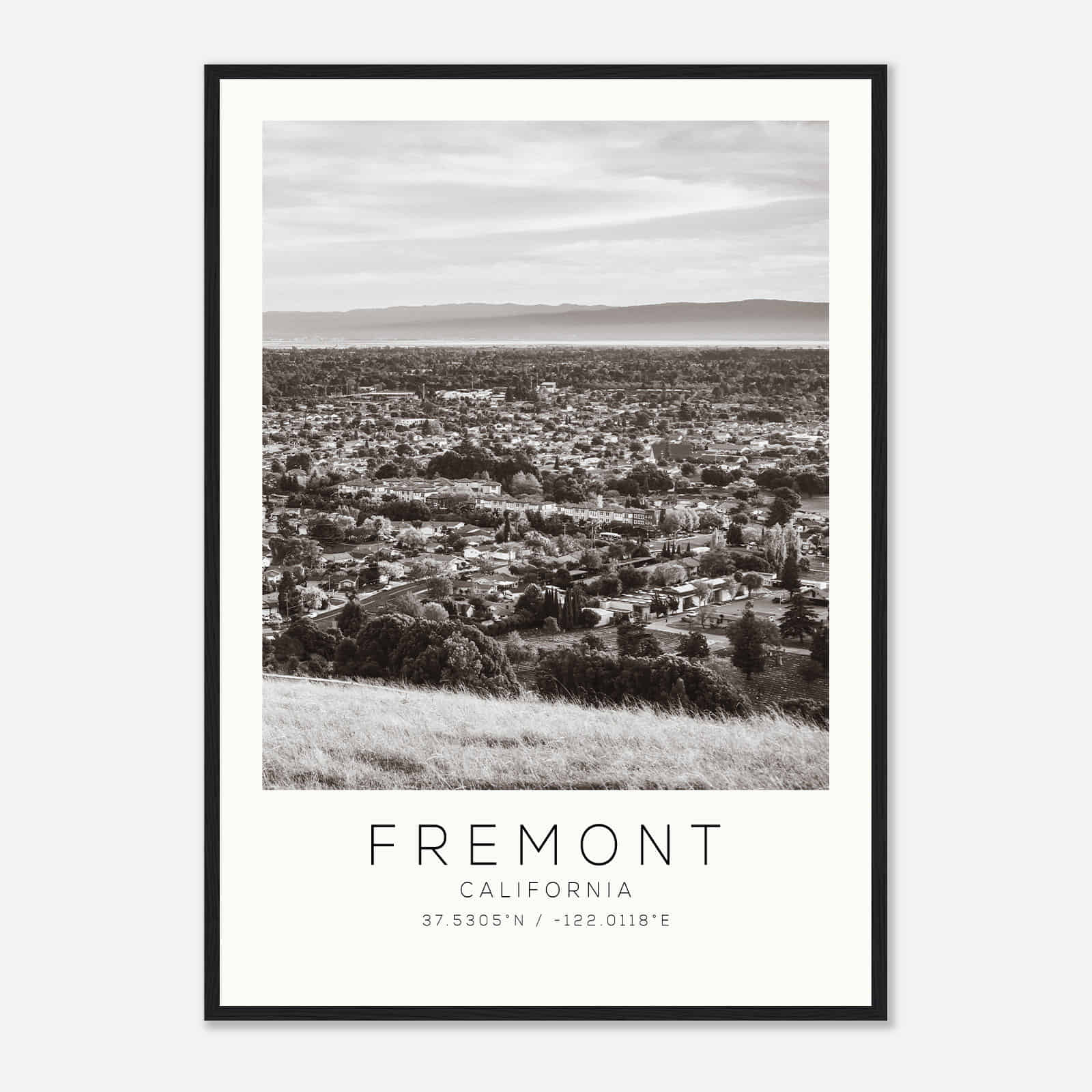 Fremont California Photo Travel Poster BW, Fremont Travel Print, Minimalist Travel Print DS1 Fremont California Photo Travel Poster BW, Fremont Travel Print, Minimalist Travel Print DS1