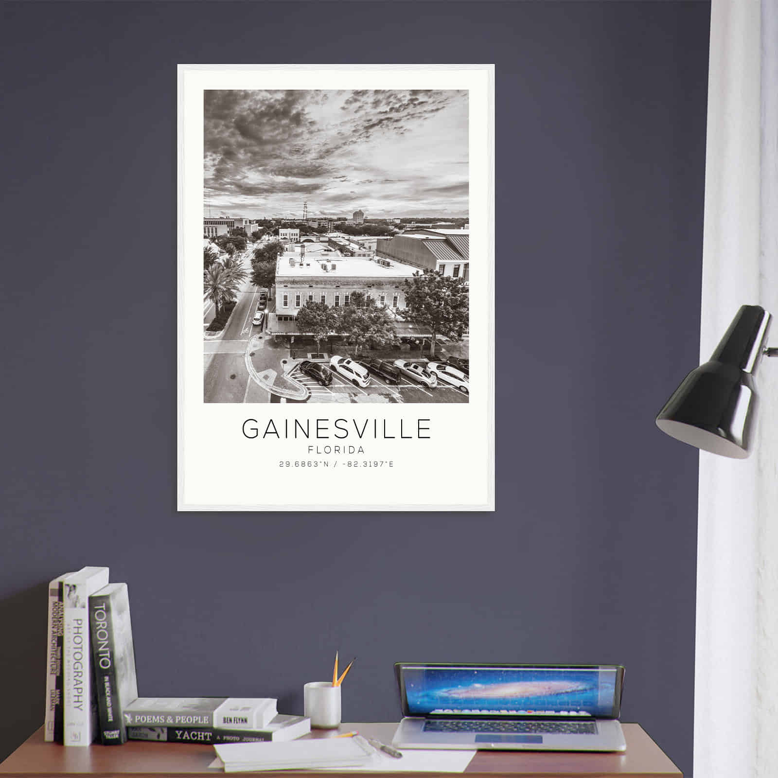 Deerfield Kansas Map Poster, Modern Home Decor Wall Art Print (Copy)