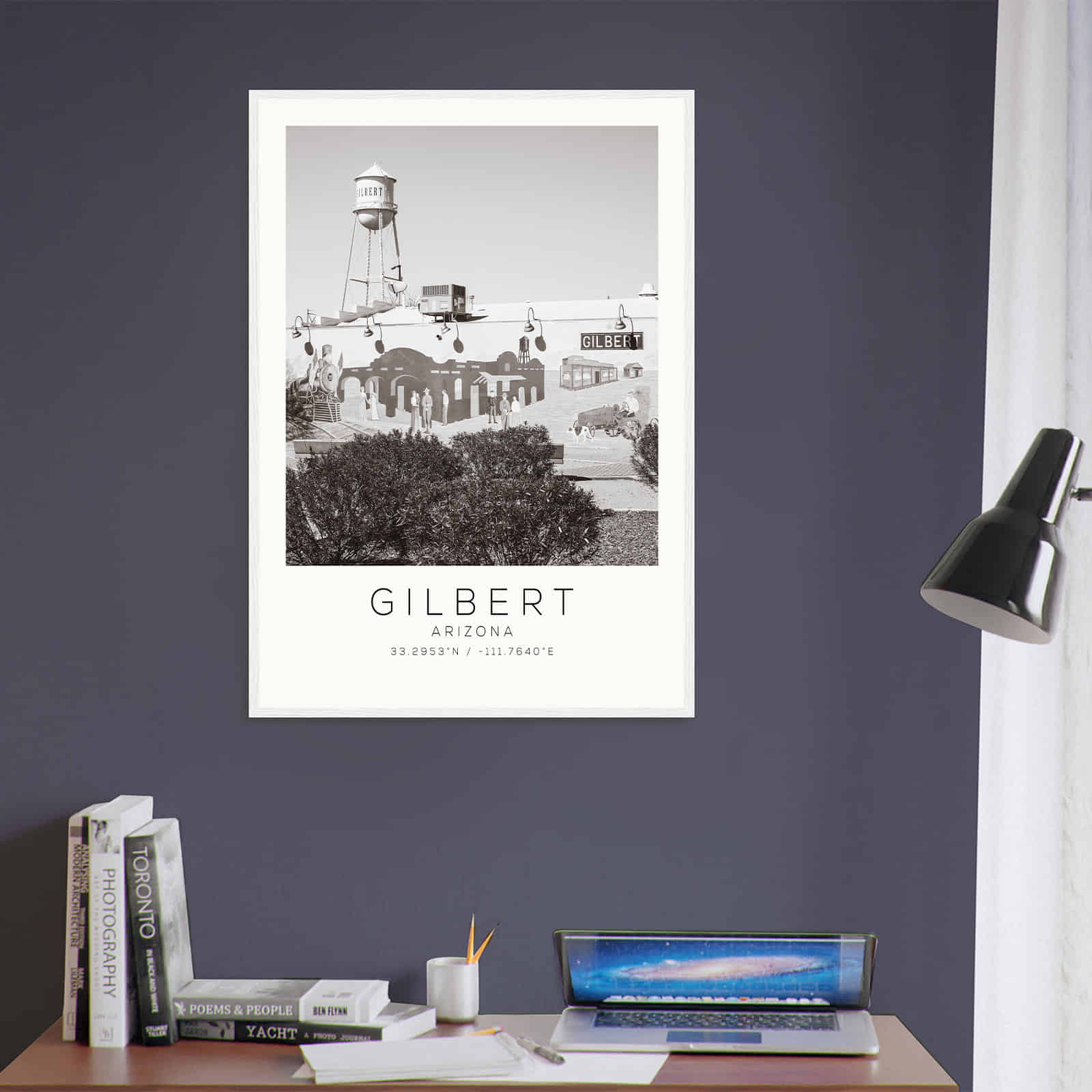 Deerfield Kansas Map Poster, Modern Home Decor Wall Art Print (Copy)