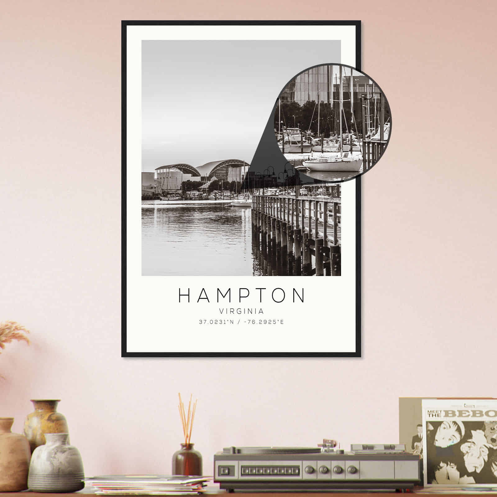 Deerfield Kansas Map Poster, Modern Home Decor Wall Art Print (Copy)