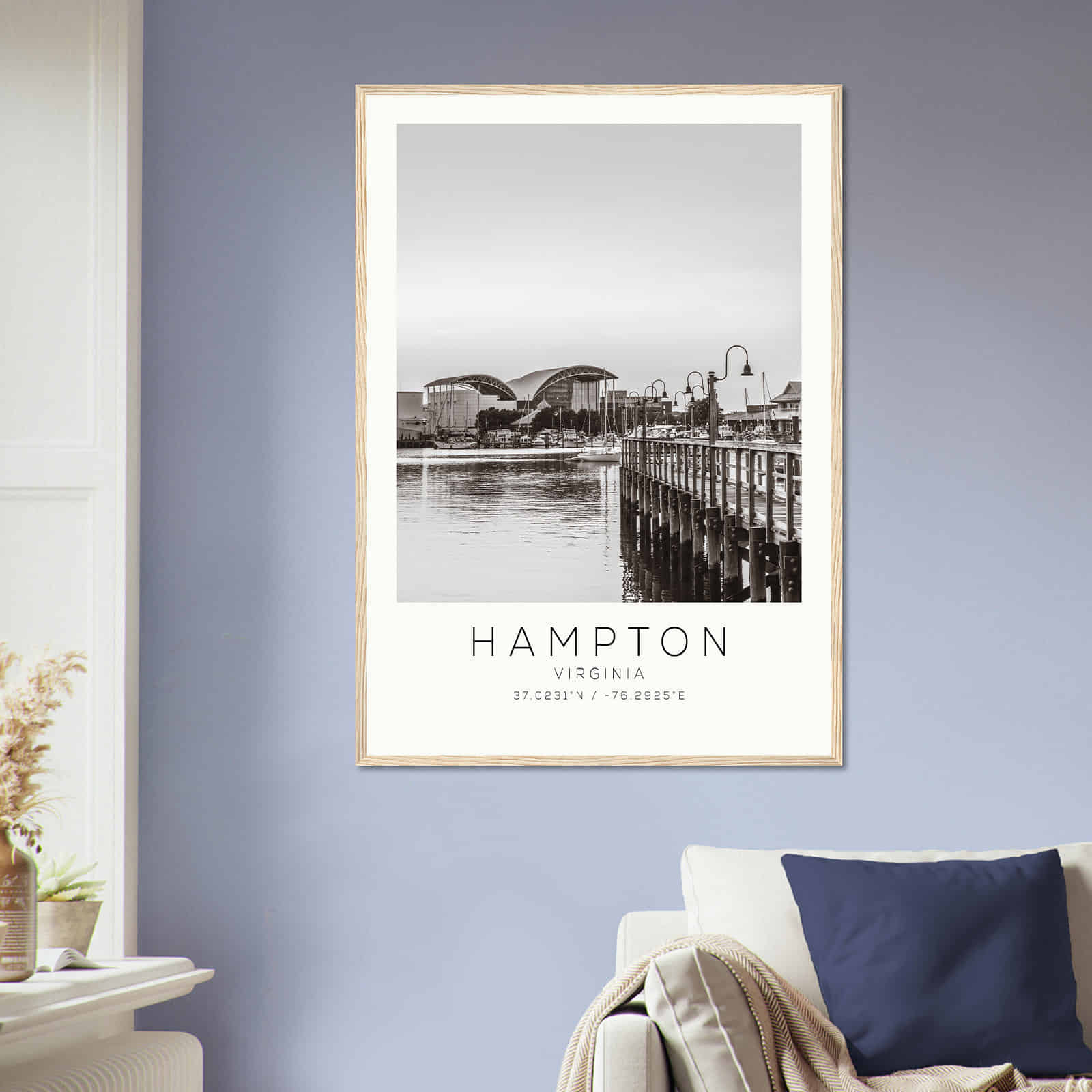 Deerfield Kansas Map Poster, Modern Home Decor Wall Art Print (Copy)