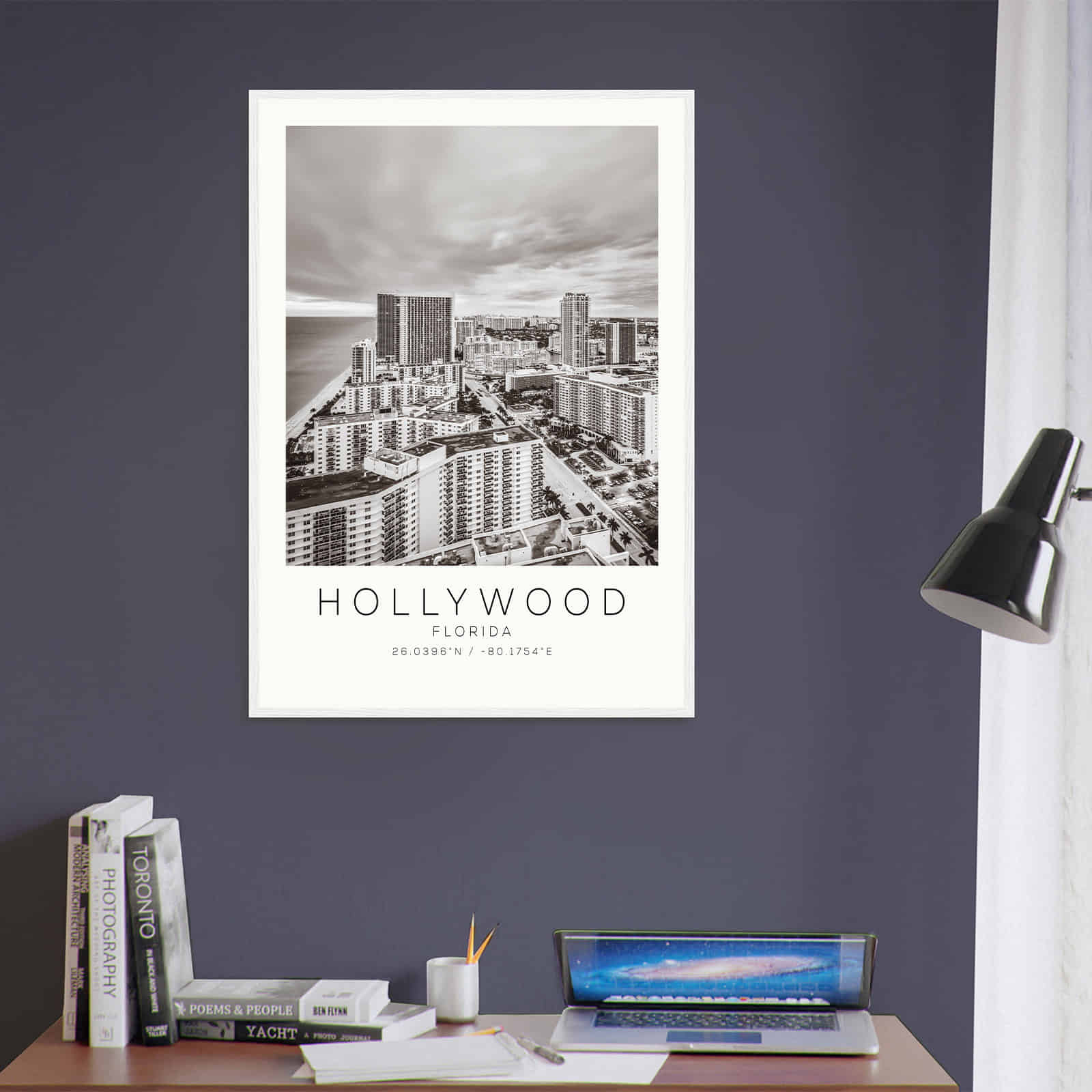 Deerfield Kansas Map Poster, Modern Home Decor Wall Art Print (Copy)