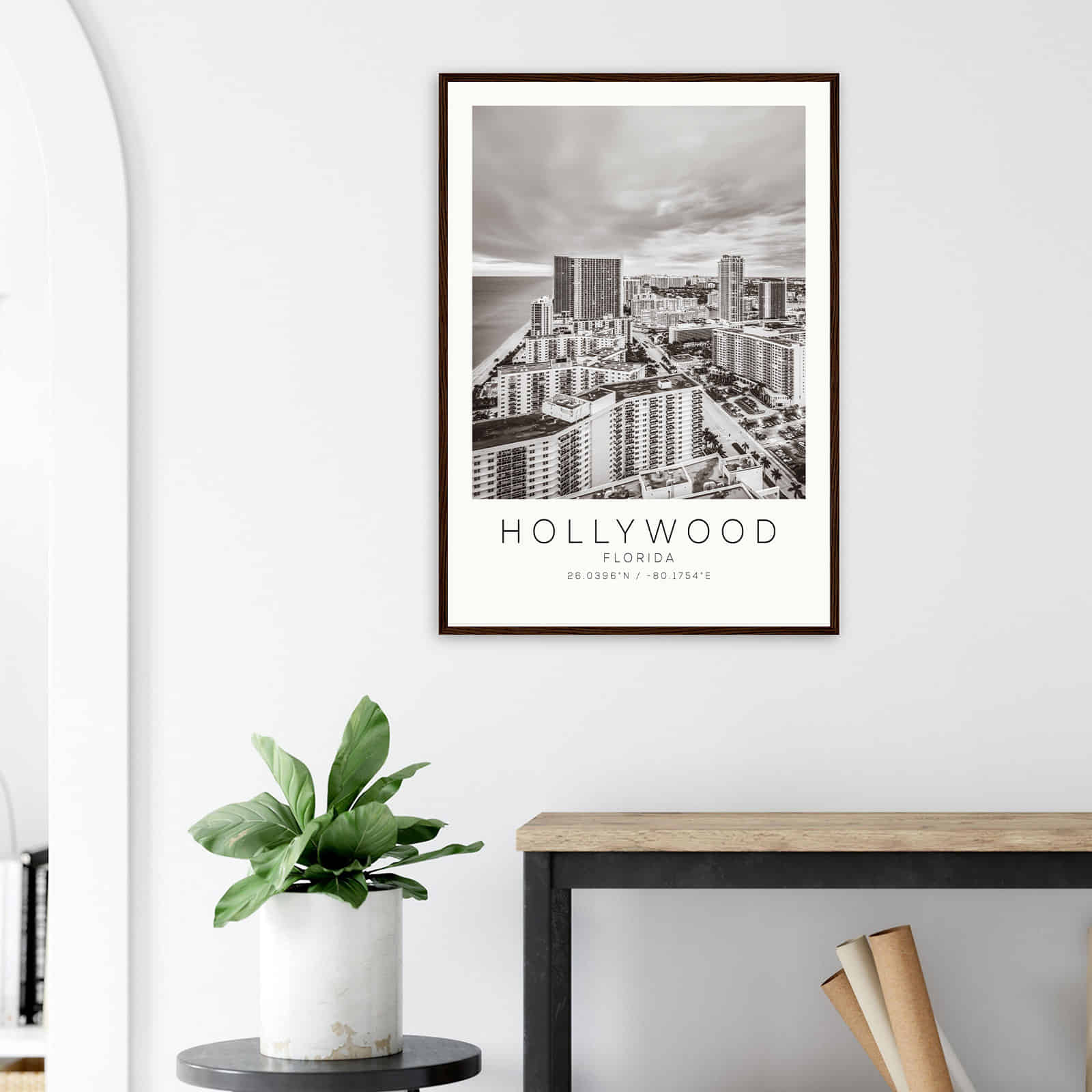 Deerfield Kansas Map Poster, Modern Home Decor Wall Art Print (Copy)