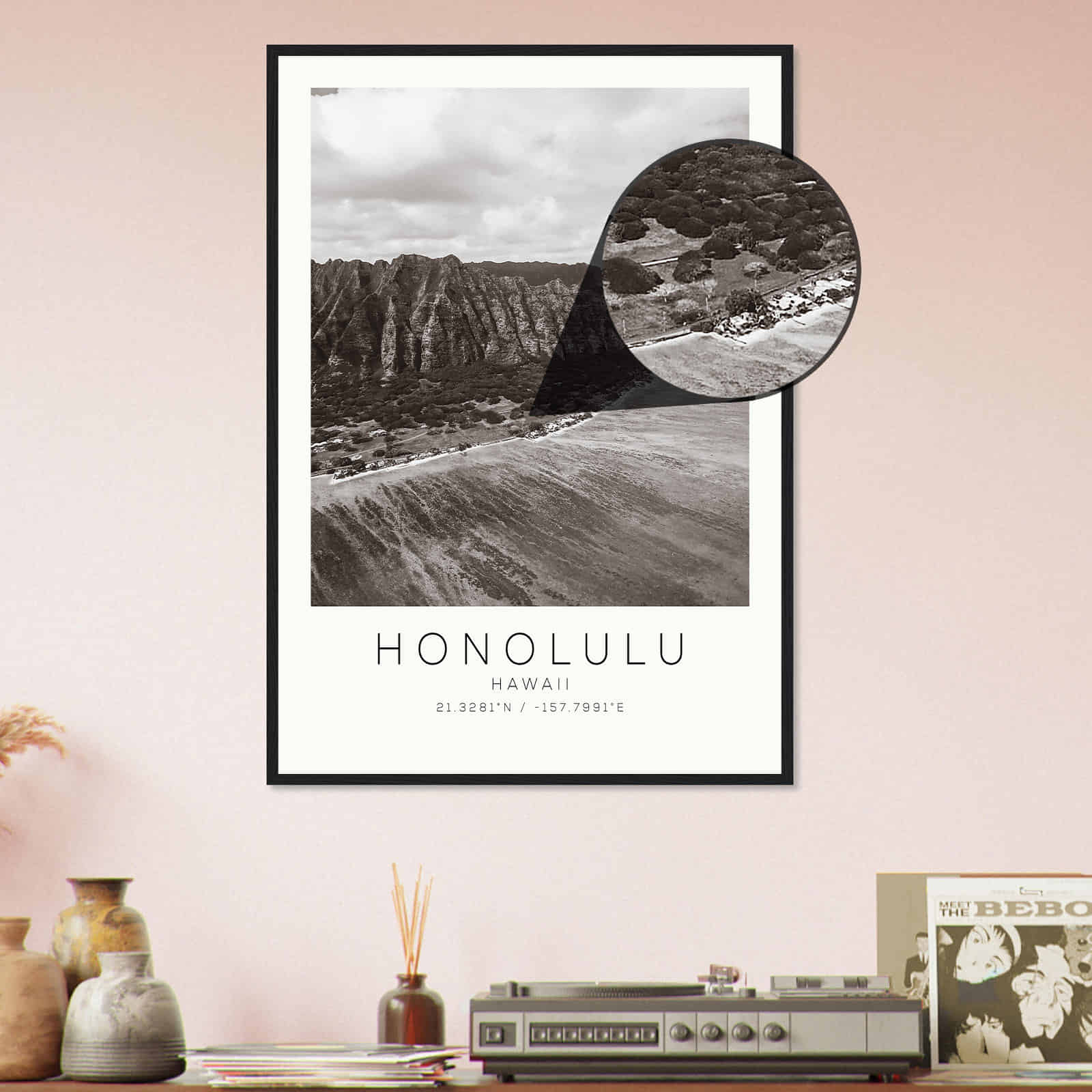 Deerfield Kansas Map Poster, Modern Home Decor Wall Art Print (Copy)