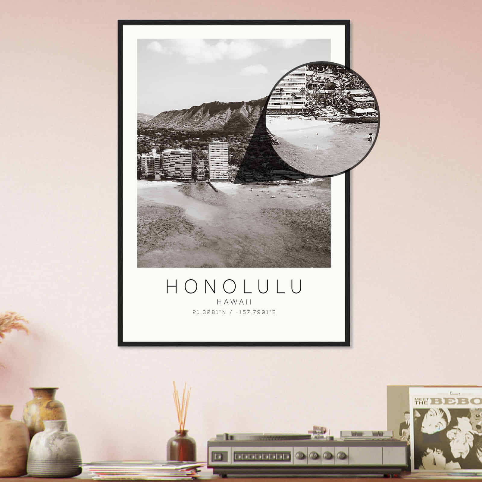 Deerfield Kansas Map Poster, Modern Home Decor Wall Art Print (Copy)