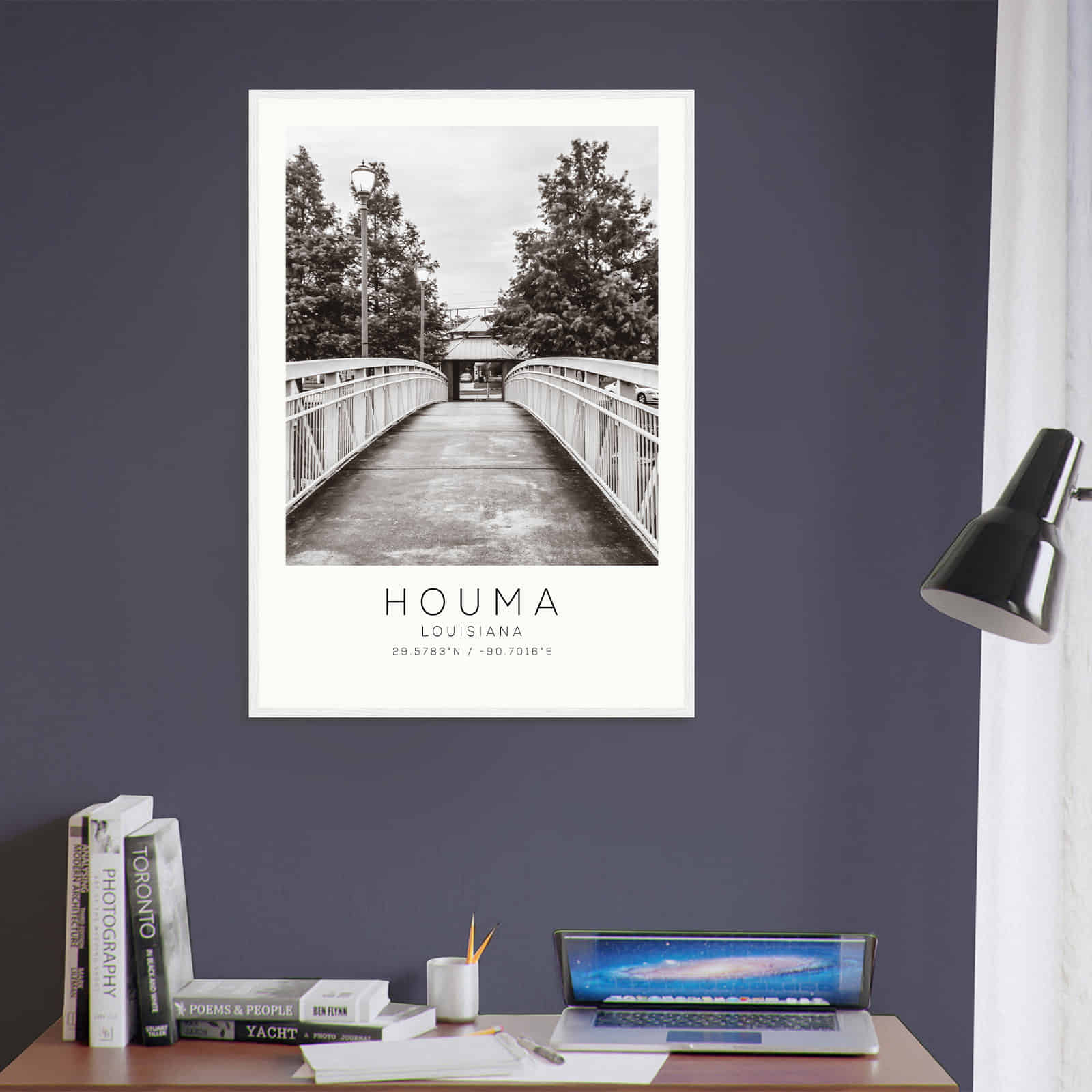 Deerfield Kansas Map Poster, Modern Home Decor Wall Art Print (Copy)