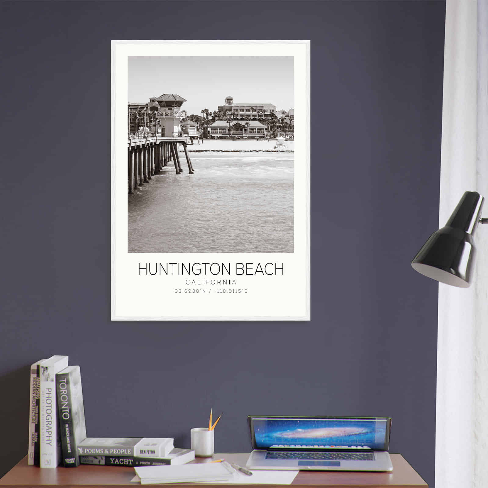 Deerfield Kansas Map Poster, Modern Home Decor Wall Art Print (Copy)