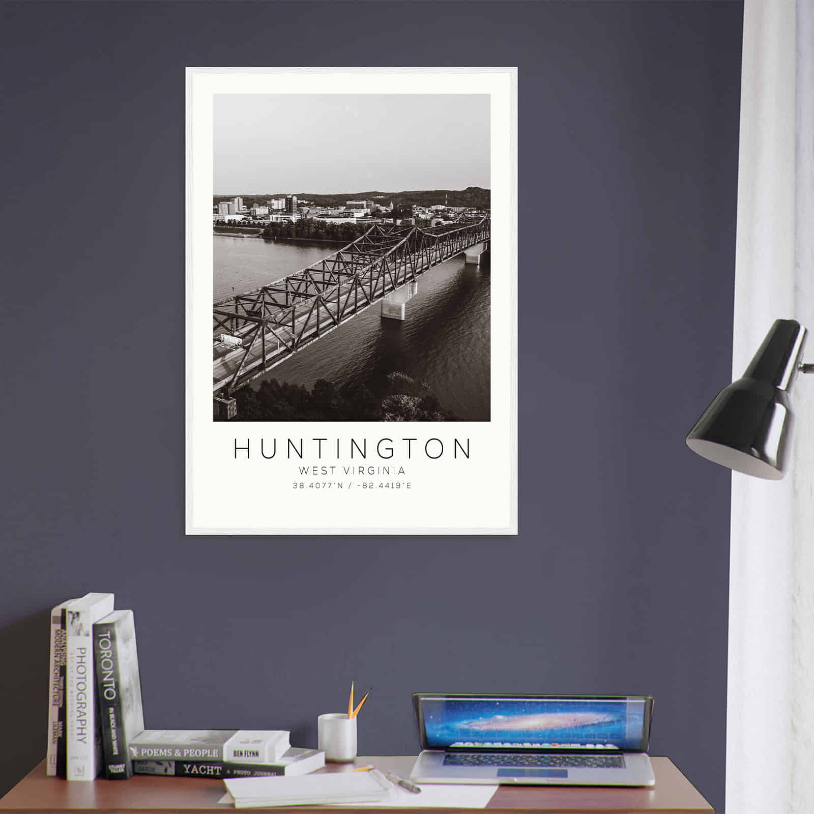 Deerfield Kansas Map Poster, Modern Home Decor Wall Art Print (Copy)