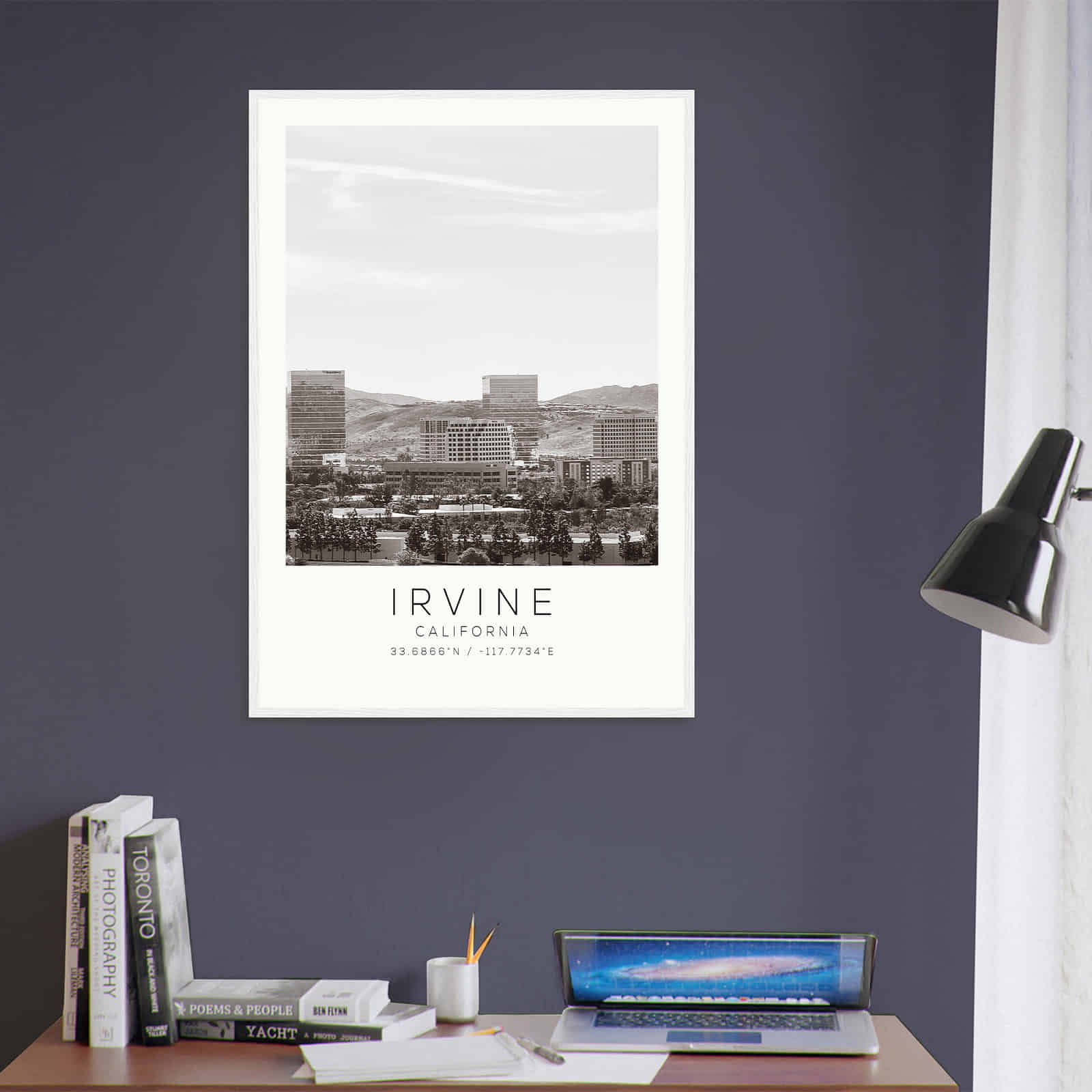 Deerfield Kansas Map Poster, Modern Home Decor Wall Art Print (Copy)