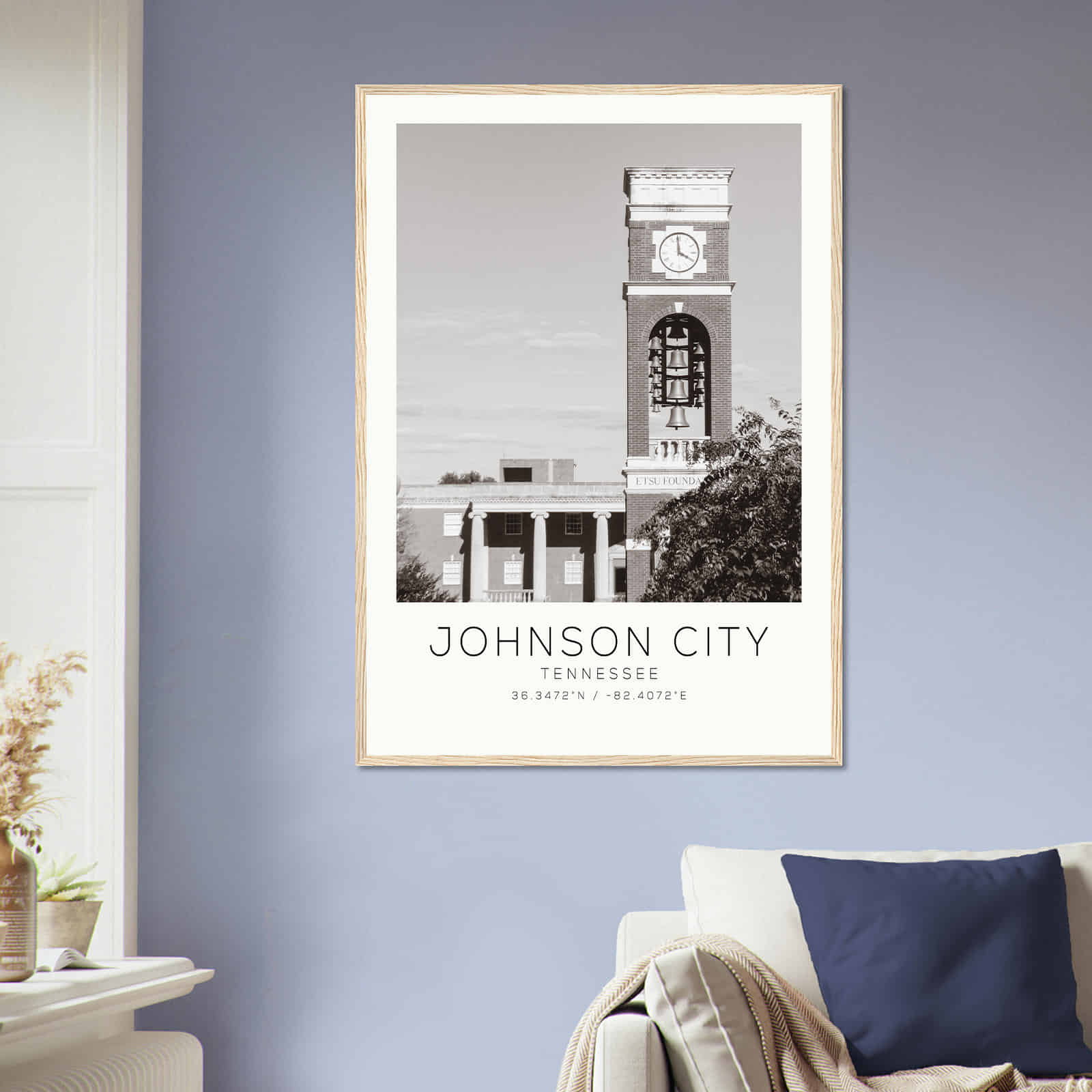 Deerfield Kansas Map Poster, Modern Home Decor Wall Art Print (Copy)