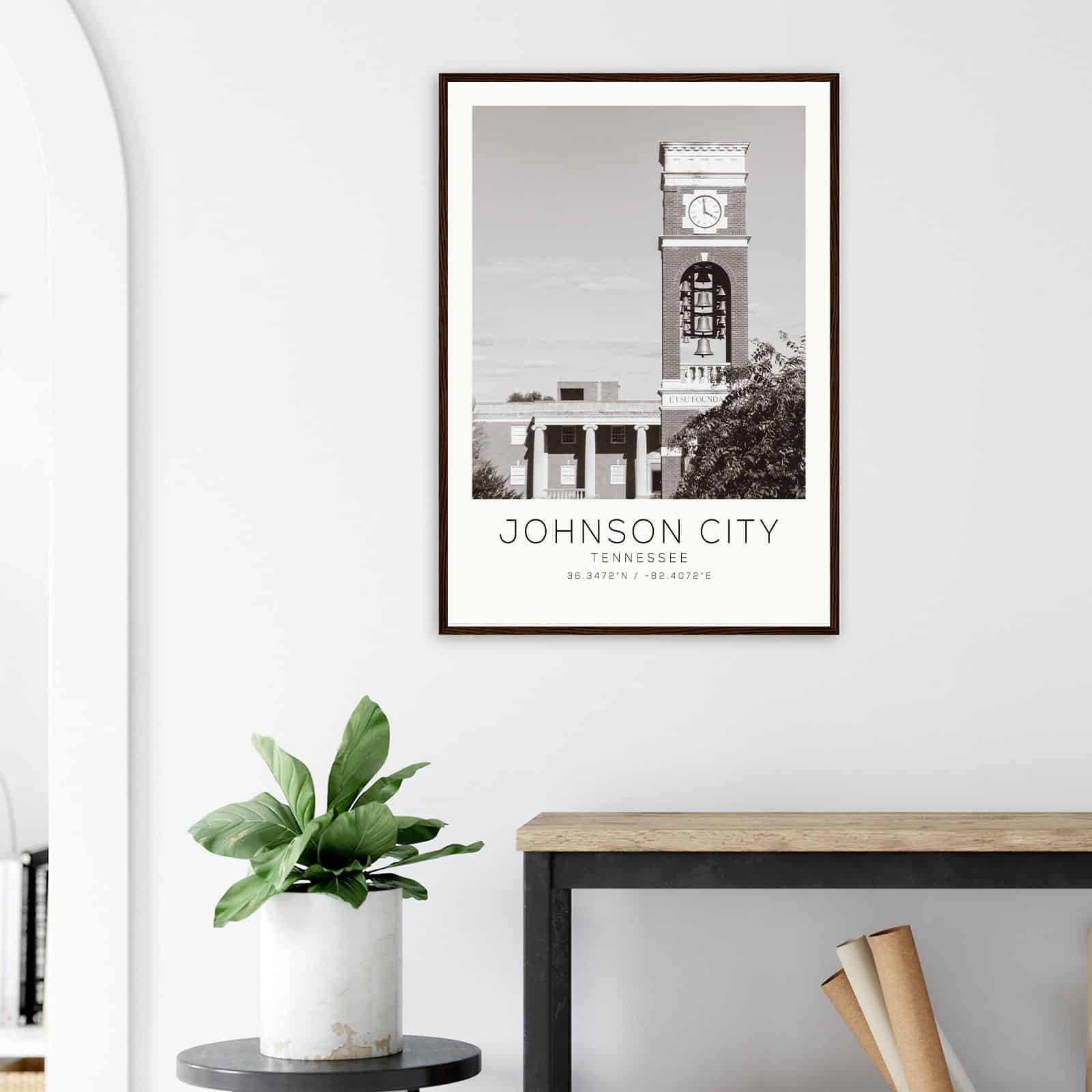 Deerfield Kansas Map Poster, Modern Home Decor Wall Art Print (Copy)