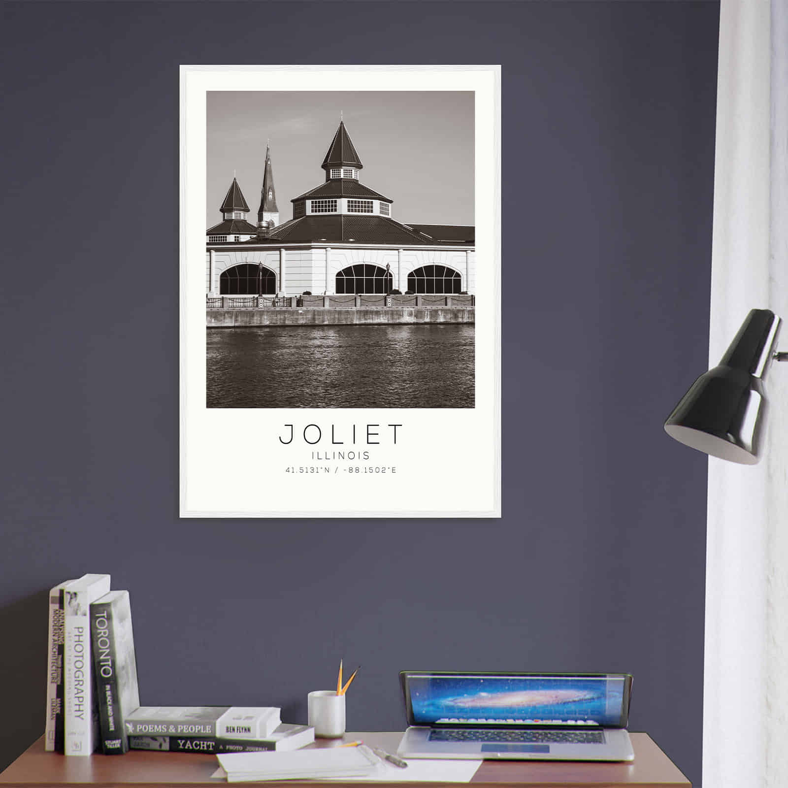 Deerfield Kansas Map Poster, Modern Home Decor Wall Art Print (Copy)