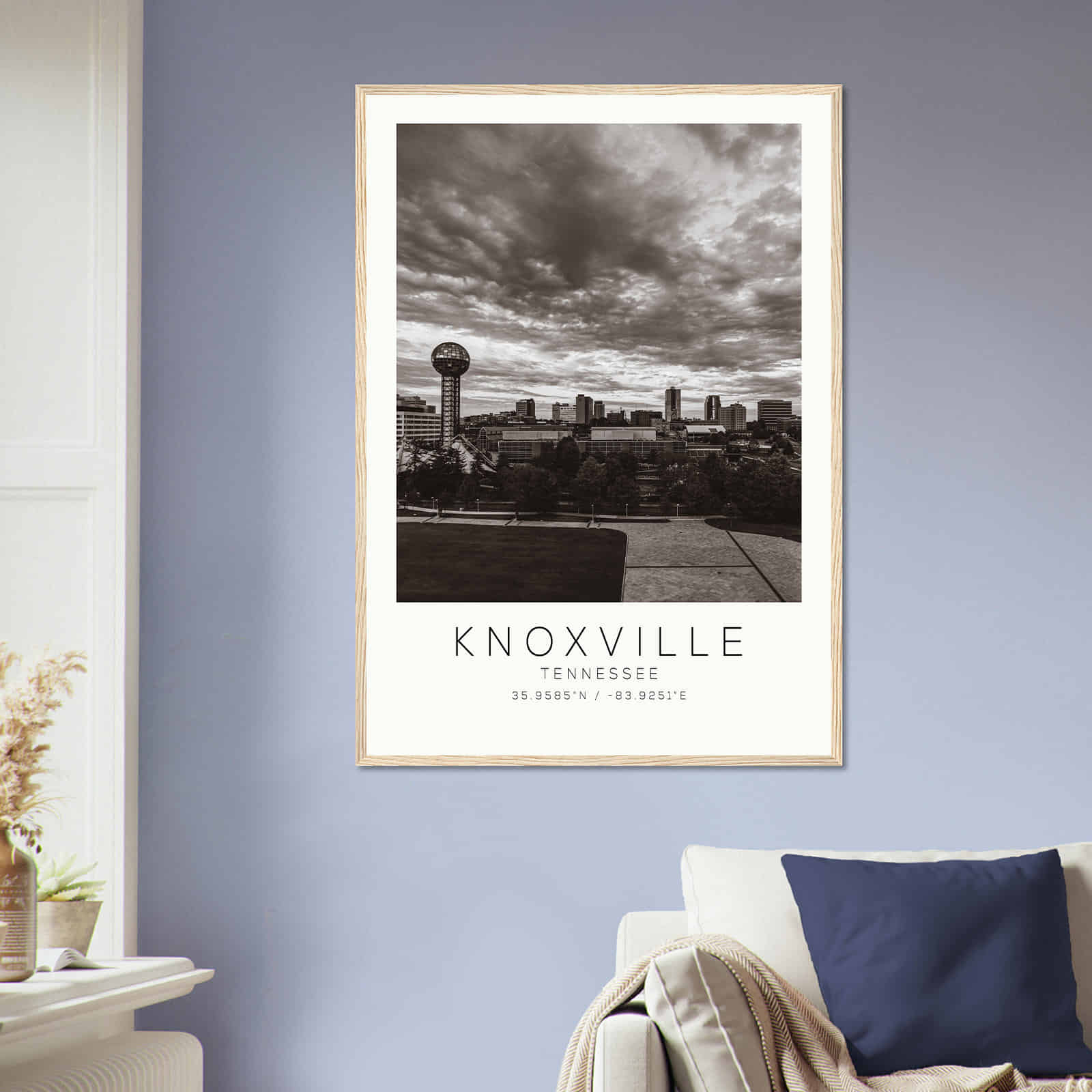 Deerfield Kansas Map Poster, Modern Home Decor Wall Art Print (Copy)