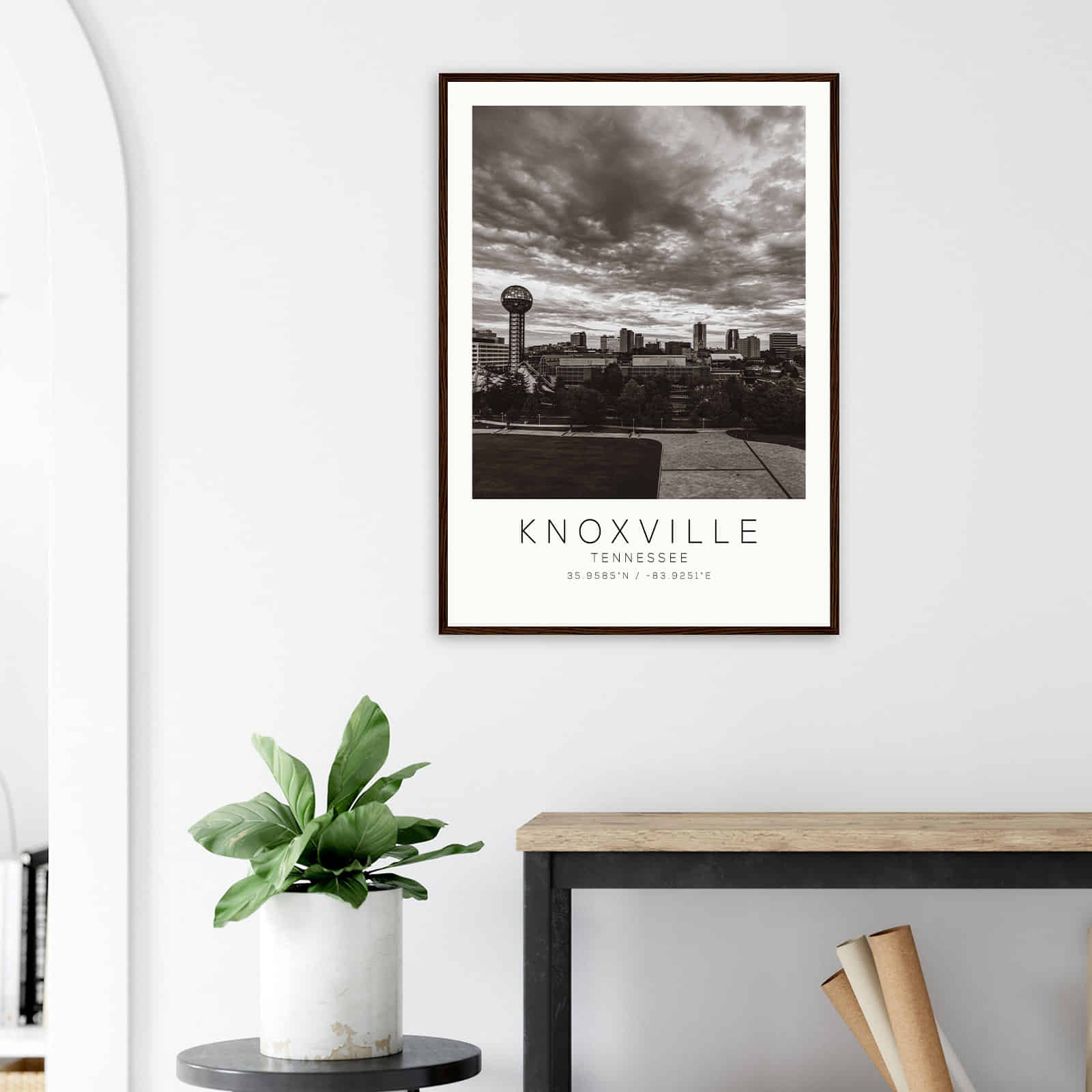 Deerfield Kansas Map Poster, Modern Home Decor Wall Art Print (Copy)