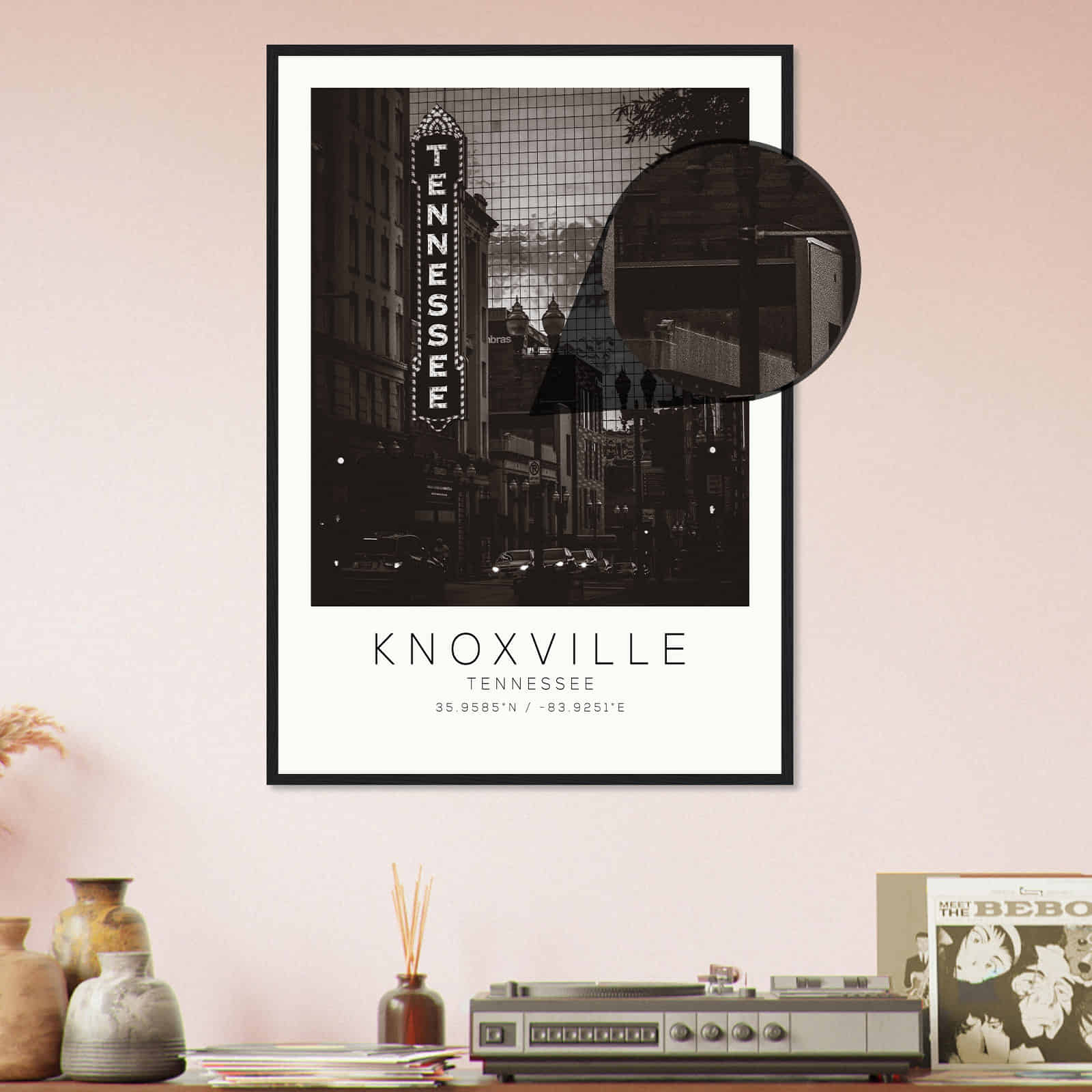 Deerfield Kansas Map Poster, Modern Home Decor Wall Art Print (Copy)