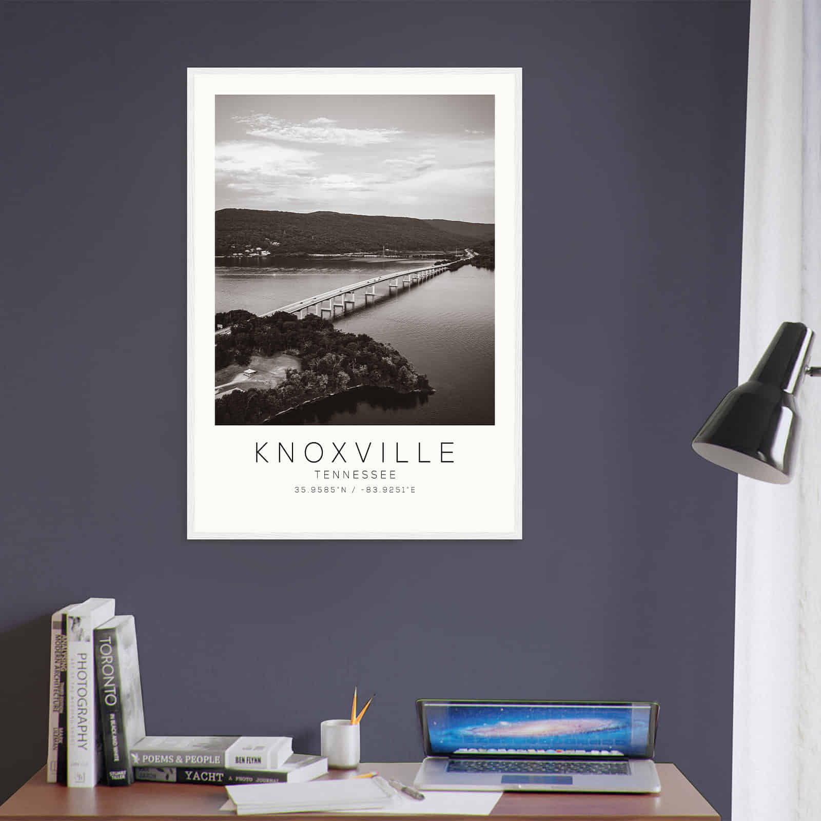 Deerfield Kansas Map Poster, Modern Home Decor Wall Art Print (Copy)