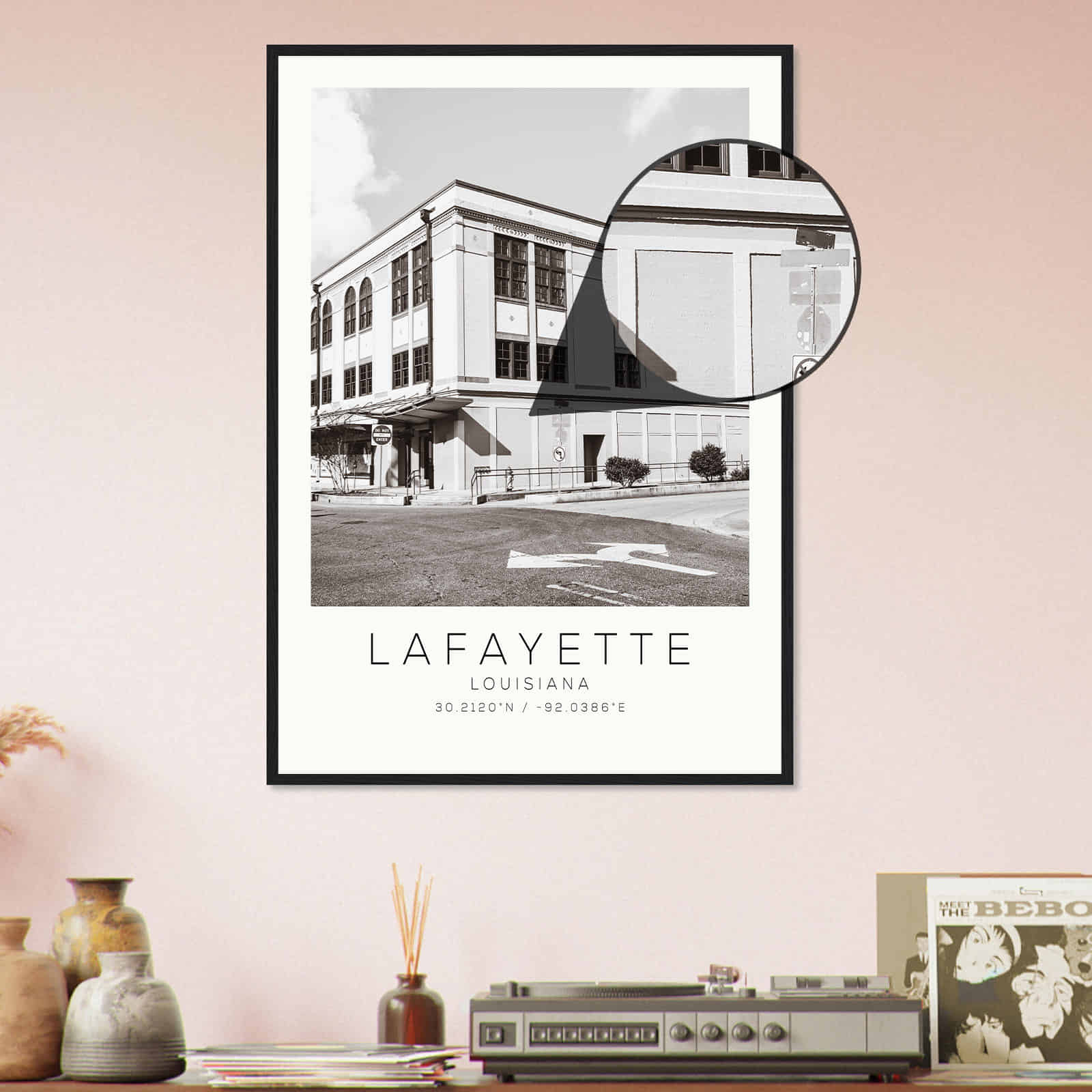 Deerfield Kansas Map Poster, Modern Home Decor Wall Art Print (Copy)