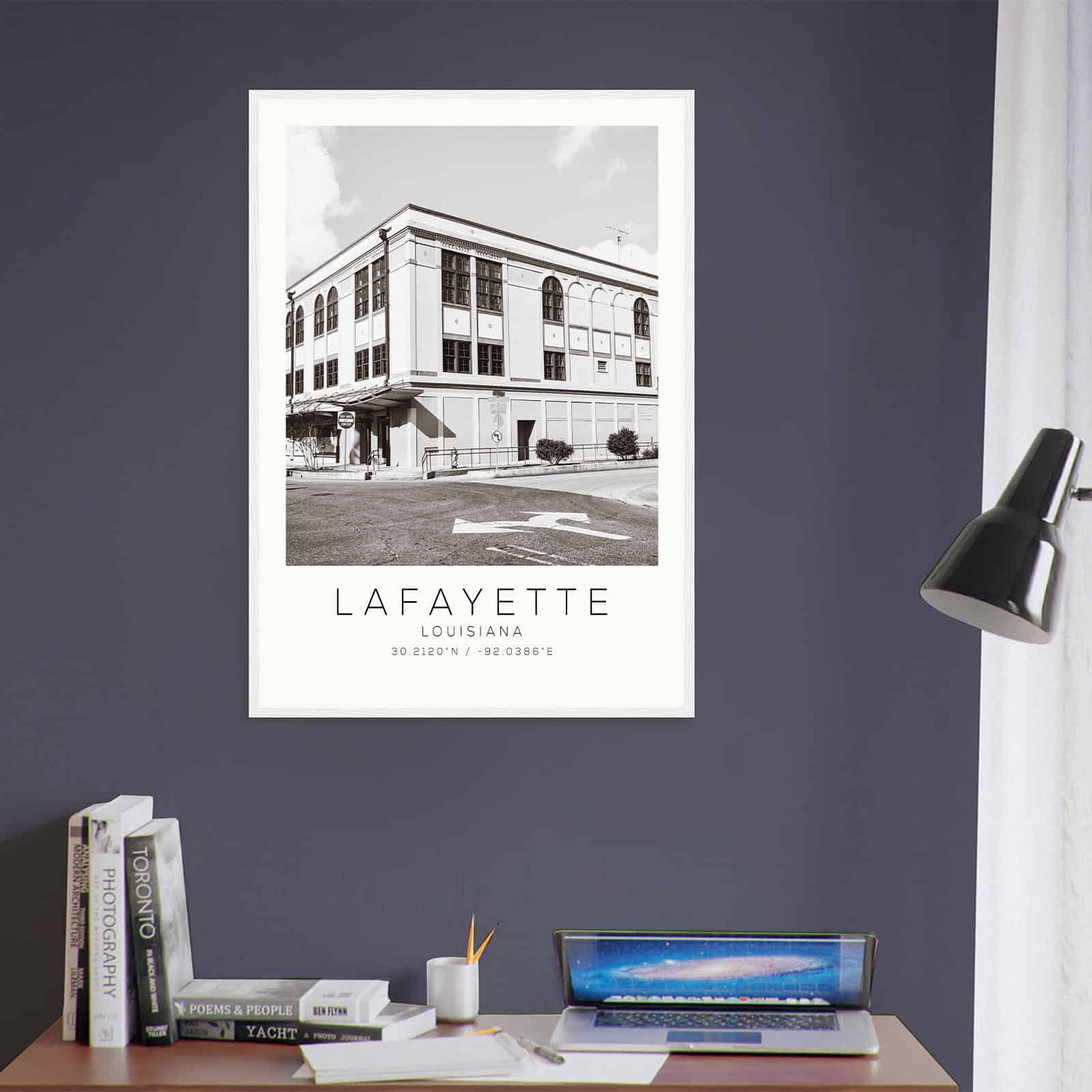 Deerfield Kansas Map Poster, Modern Home Decor Wall Art Print (Copy)