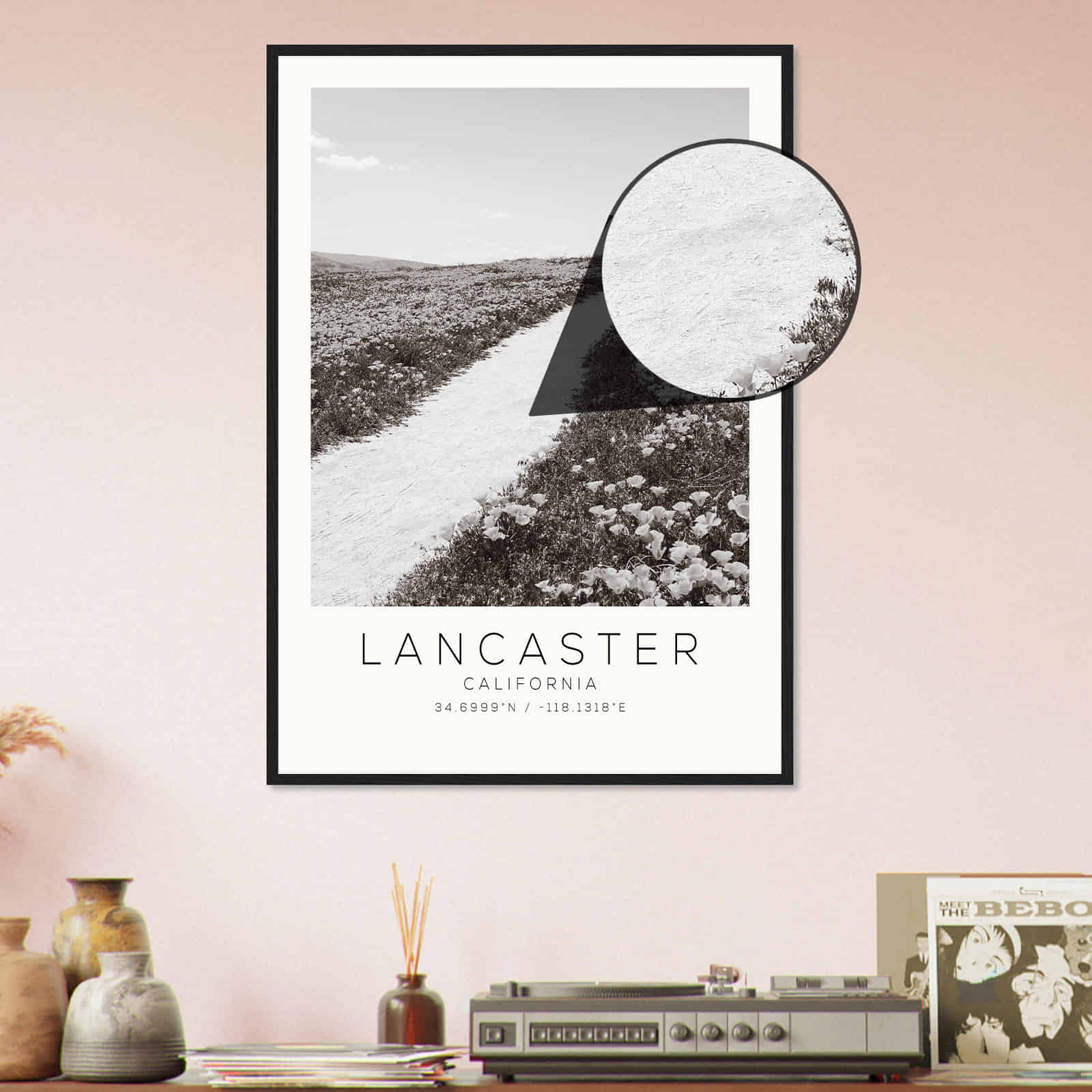 Deerfield Kansas Map Poster, Modern Home Decor Wall Art Print (Copy)