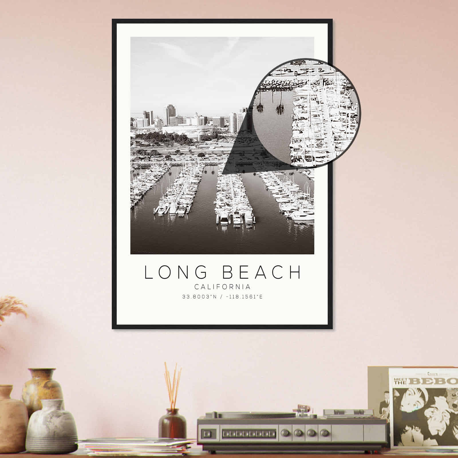 Deerfield Kansas Map Poster, Modern Home Decor Wall Art Print (Copy)