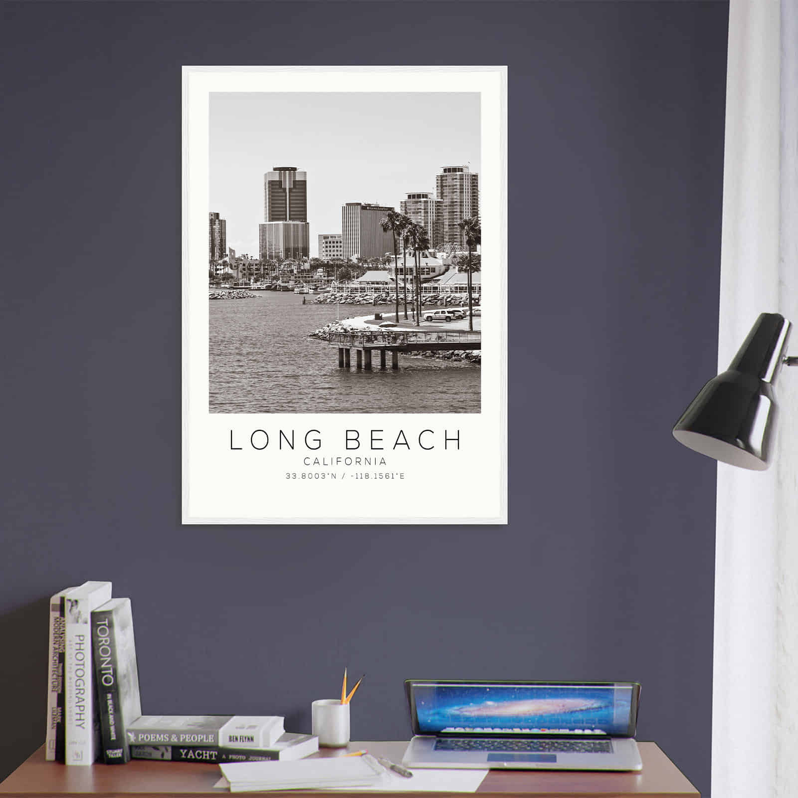 Deerfield Kansas Map Poster, Modern Home Decor Wall Art Print (Copy)