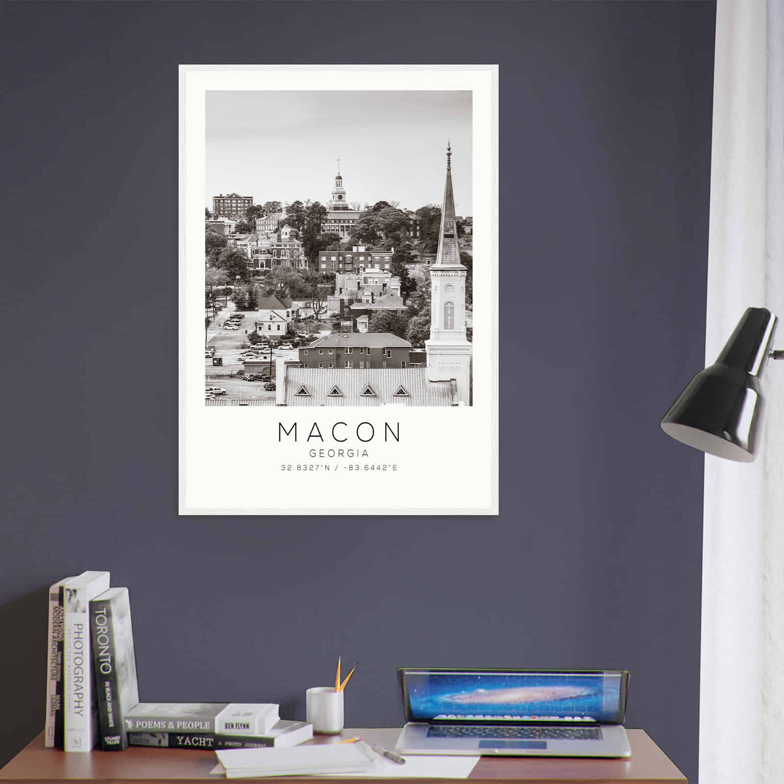 Deerfield Kansas Map Poster, Modern Home Decor Wall Art Print (Copy)