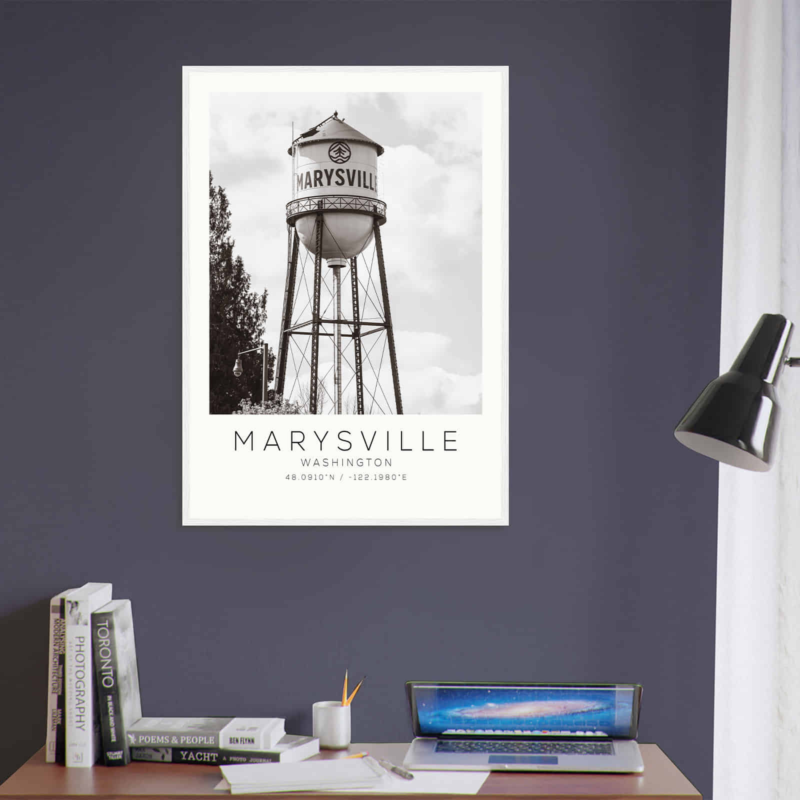 Deerfield Kansas Map Poster, Modern Home Decor Wall Art Print (Copy)
