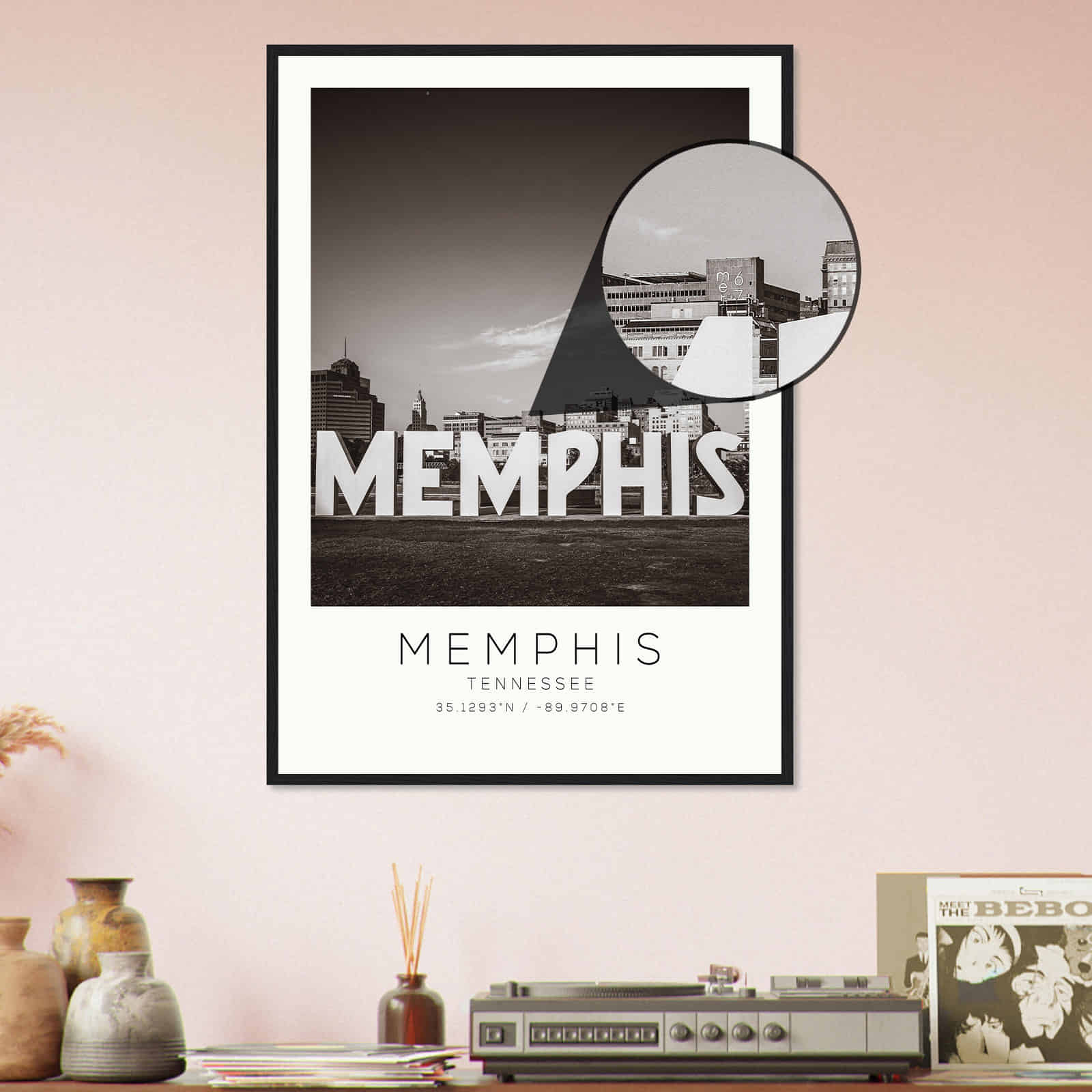 Deerfield Kansas Map Poster, Modern Home Decor Wall Art Print (Copy)