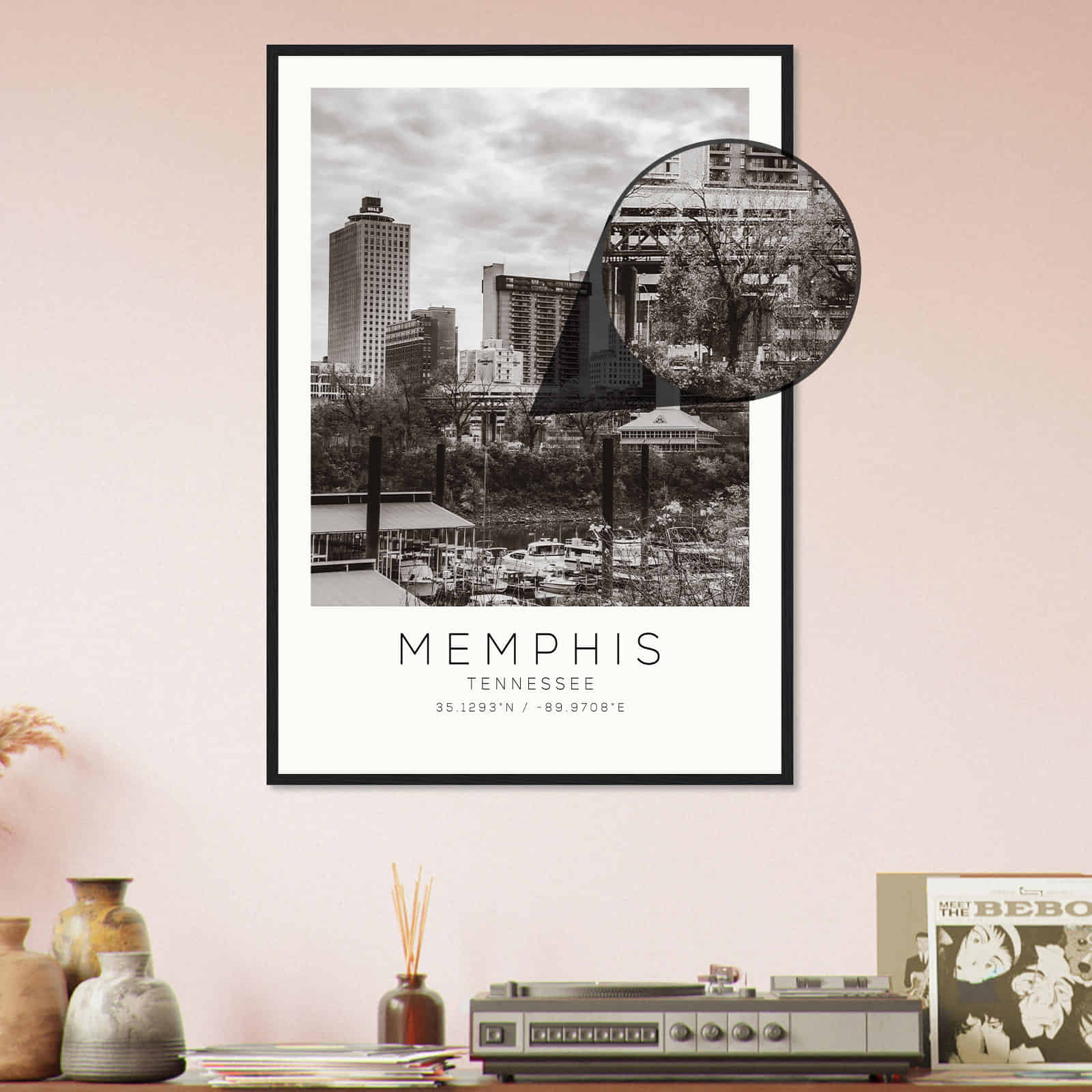 Deerfield Kansas Map Poster, Modern Home Decor Wall Art Print (Copy)