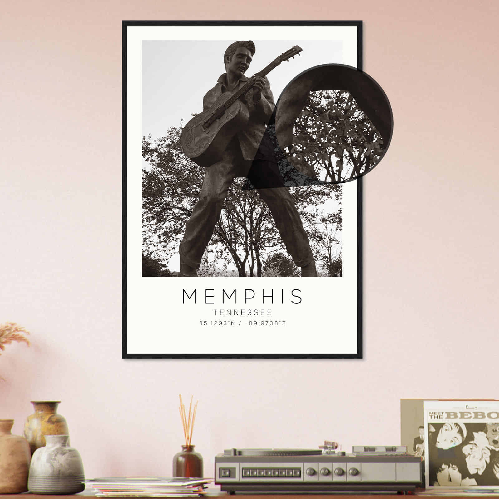 Deerfield Kansas Map Poster, Modern Home Decor Wall Art Print (Copy)