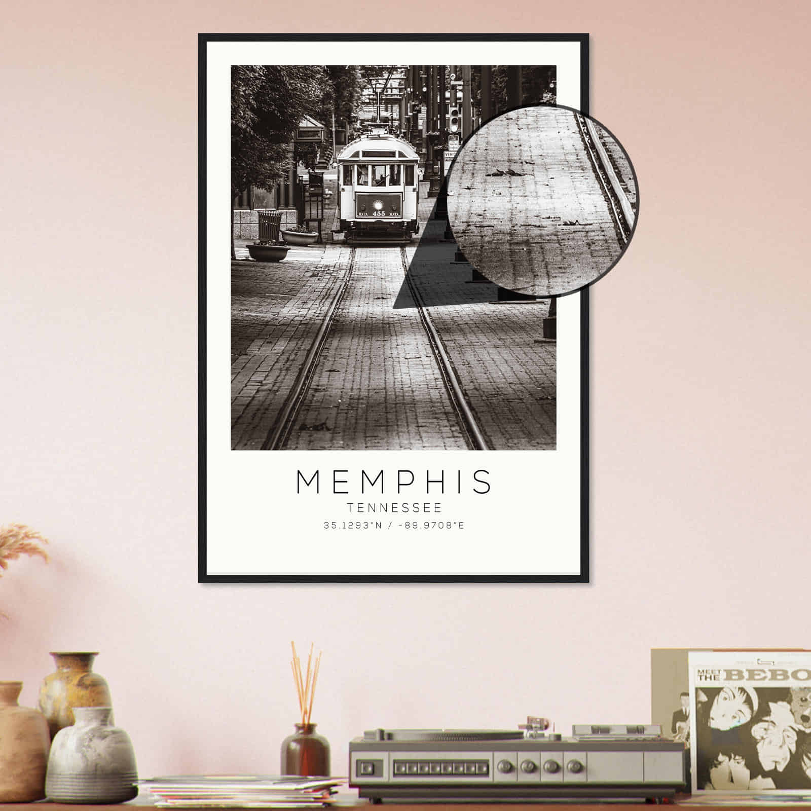 Deerfield Kansas Map Poster, Modern Home Decor Wall Art Print (Copy)