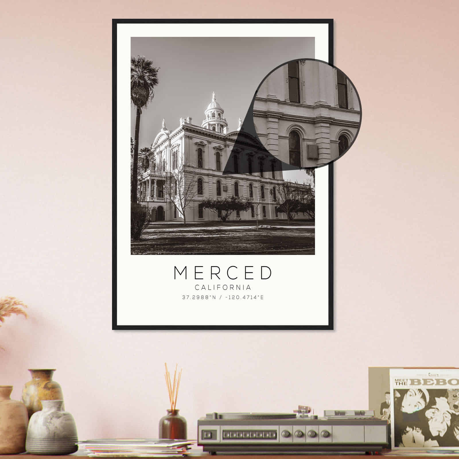 Deerfield Kansas Map Poster, Modern Home Decor Wall Art Print (Copy)