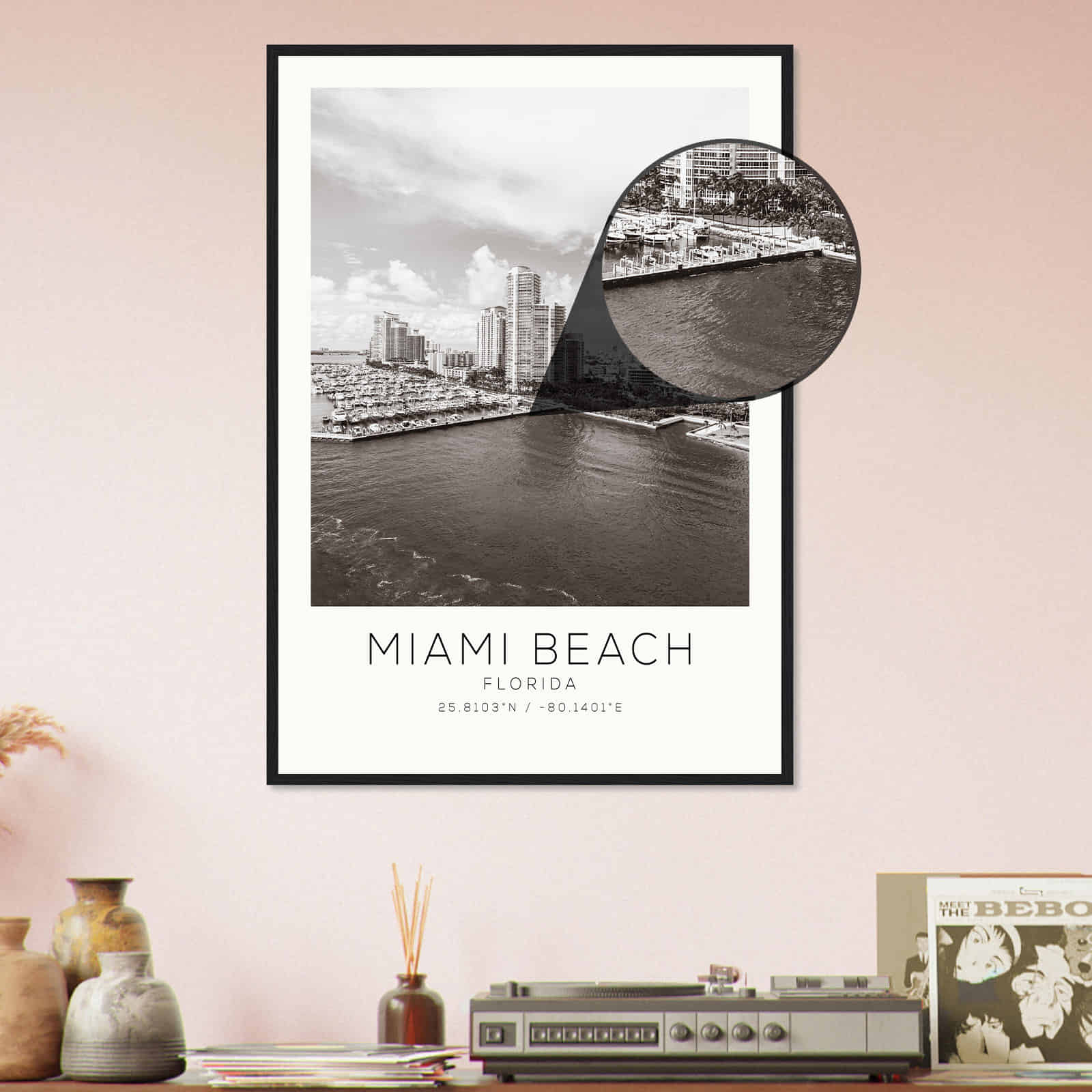 Deerfield Kansas Map Poster, Modern Home Decor Wall Art Print (Copy)