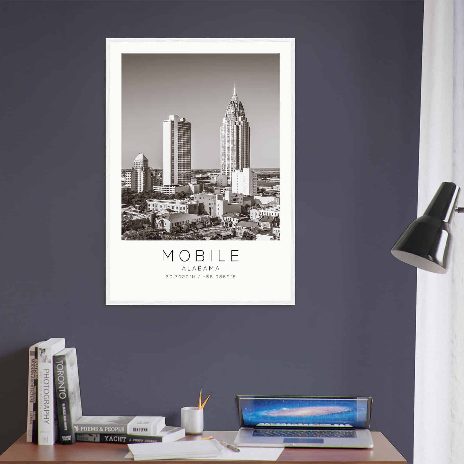 Deerfield Kansas Map Poster, Modern Home Decor Wall Art Print (Copy)