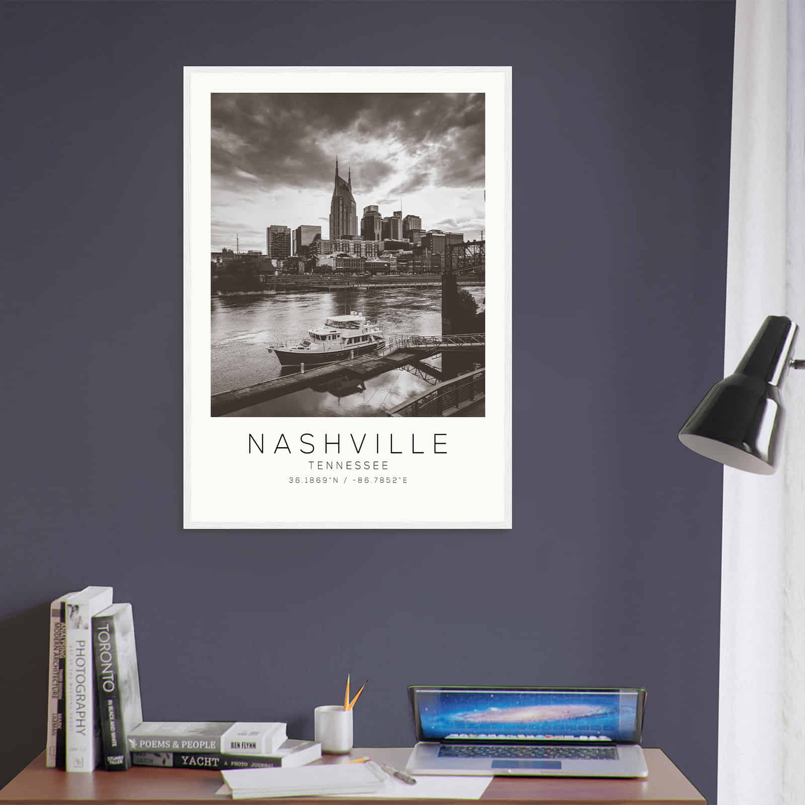 Deerfield Kansas Map Poster, Modern Home Decor Wall Art Print (Copy)