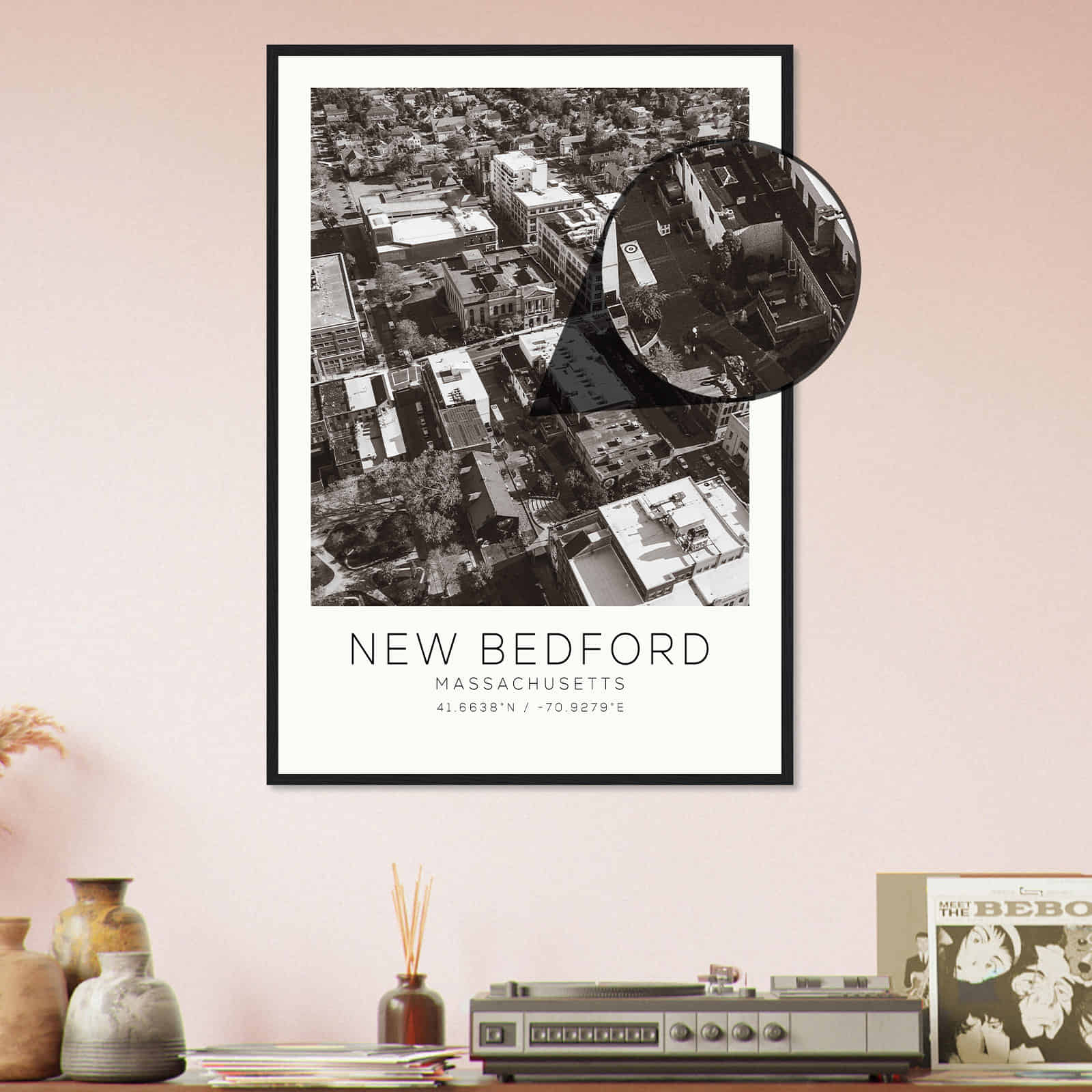 Deerfield Kansas Map Poster, Modern Home Decor Wall Art Print (Copy)