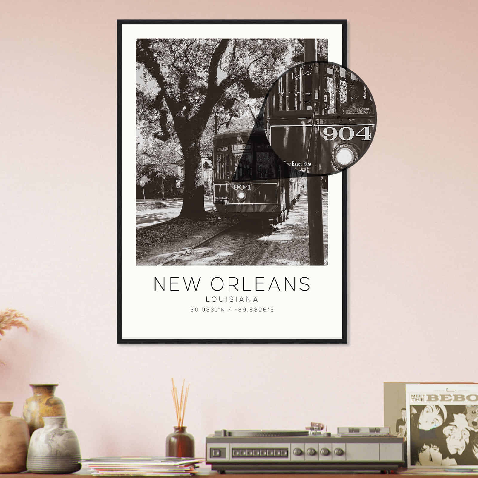 Deerfield Kansas Map Poster, Modern Home Decor Wall Art Print (Copy)