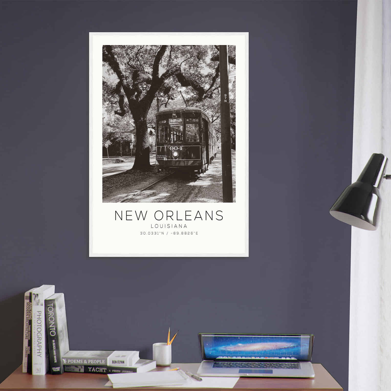 Deerfield Kansas Map Poster, Modern Home Decor Wall Art Print (Copy)