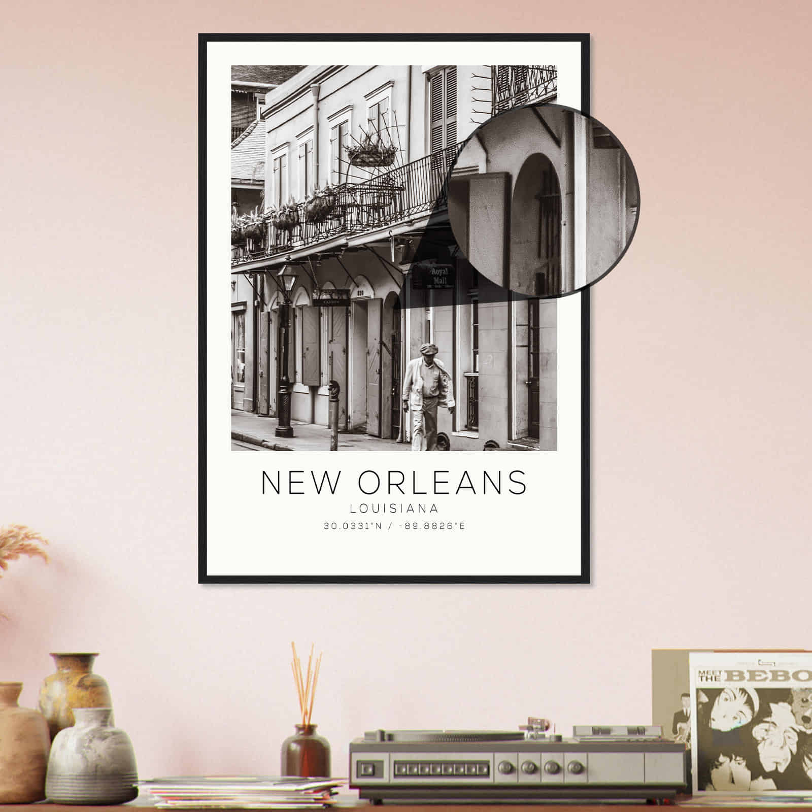 Deerfield Kansas Map Poster, Modern Home Decor Wall Art Print (Copy)